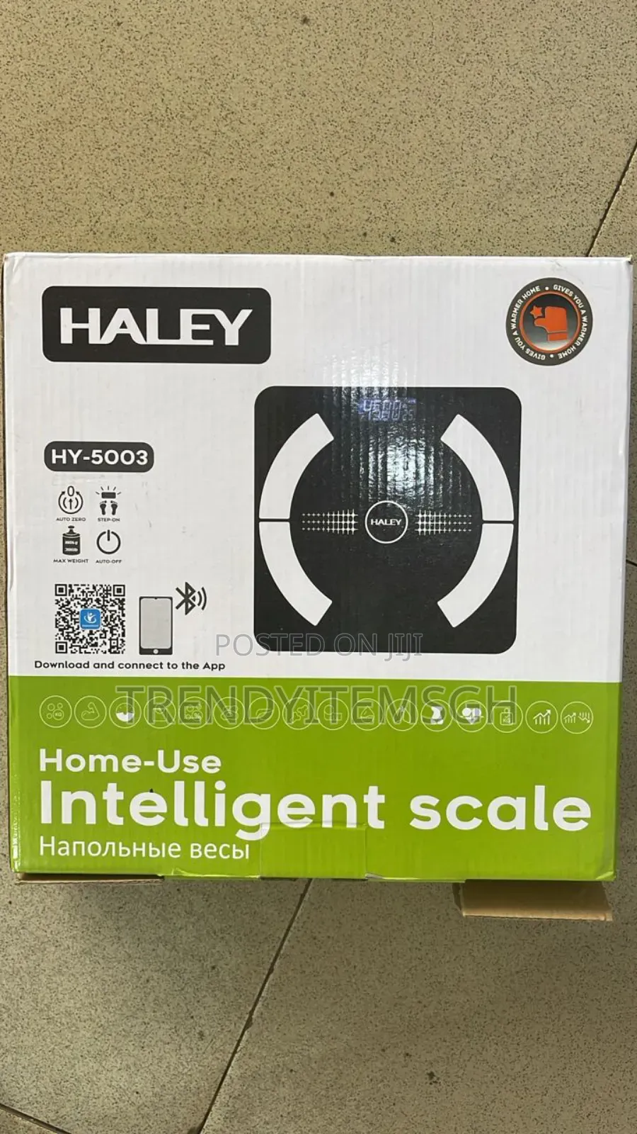 Bluetooth Smart Body Fat Measurement Bathroom Scale