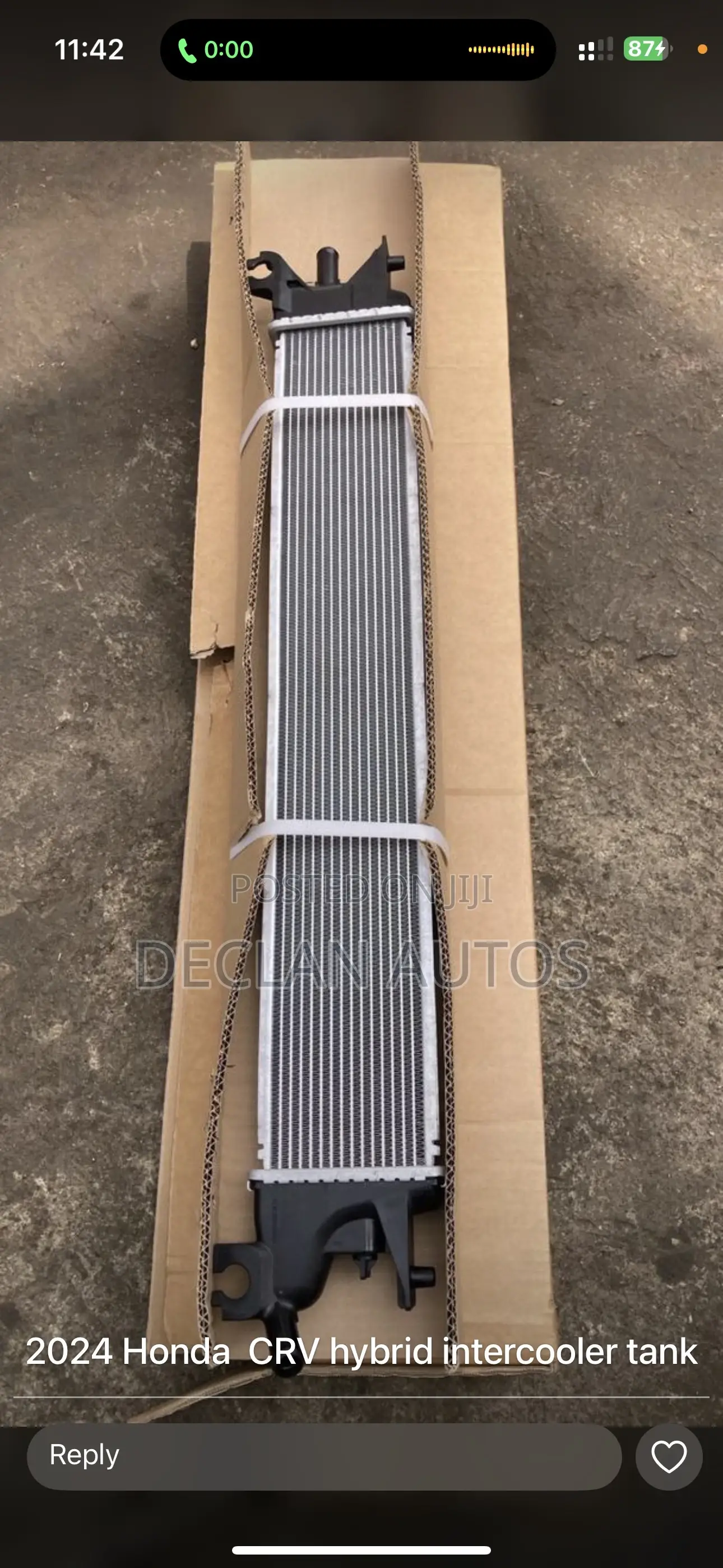 2024 Honda Crv Hybrid Intercooler Tank