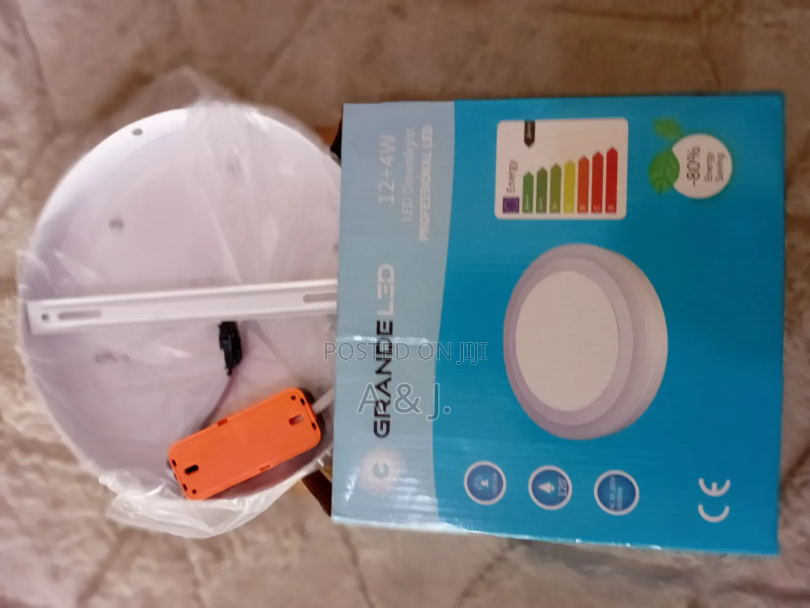12+4w Panel Ceiling Light (2colours)