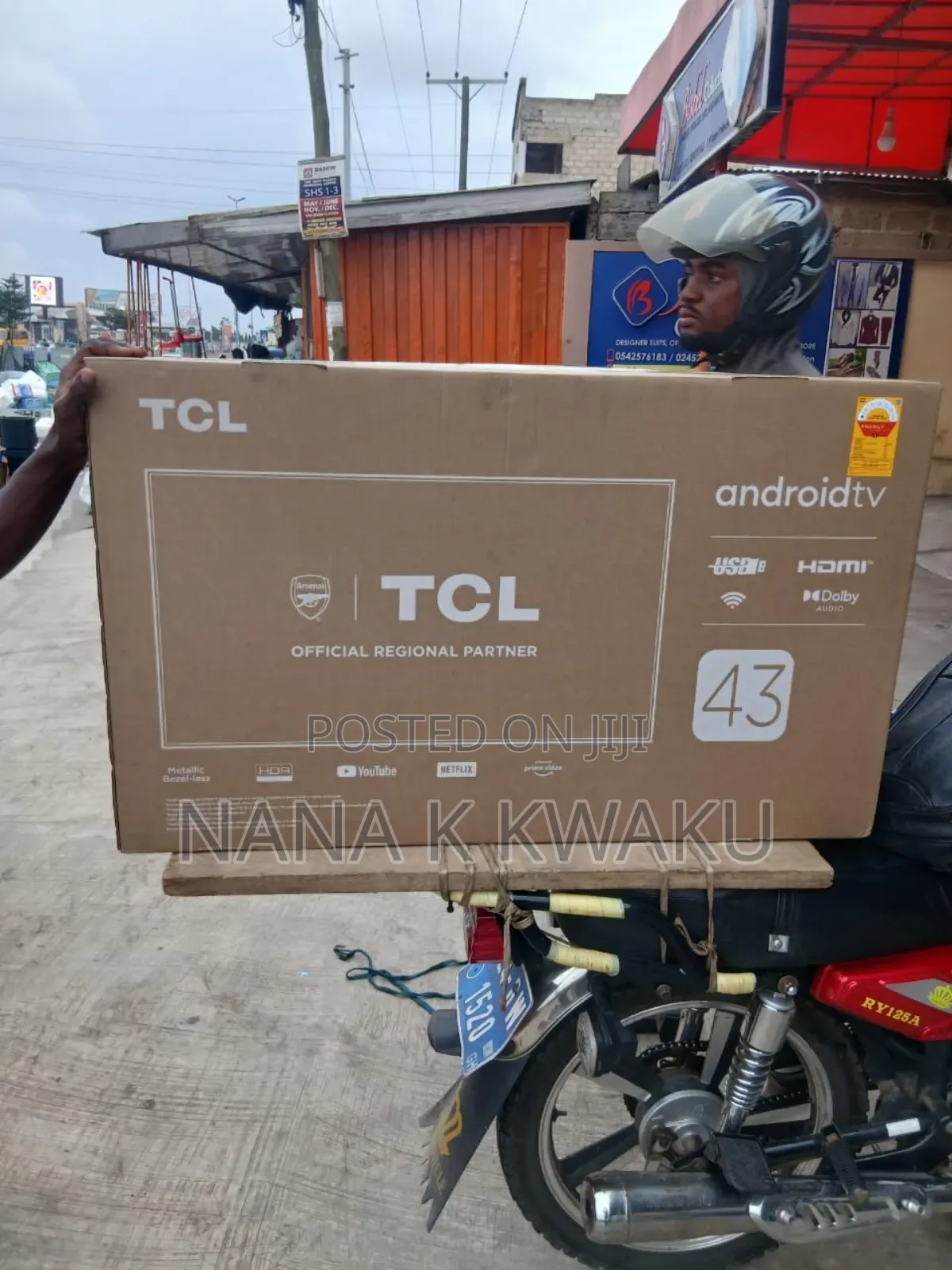 Call and Order TCL 43inches Smart Tv