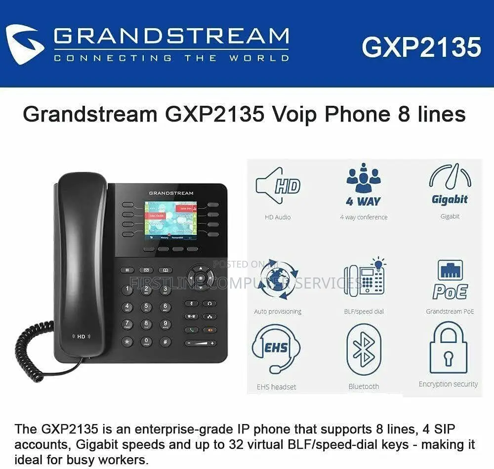Grandstream Gxp2135 Ip Phone
