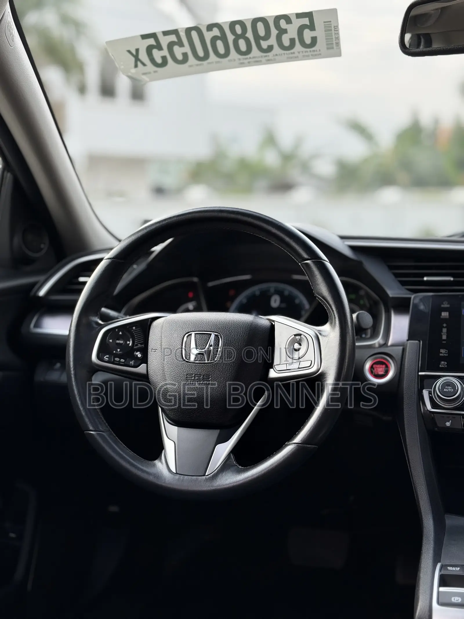 Honda Civic EX-L 4dr Sedan (1.5L 4cyl) 2017 Black