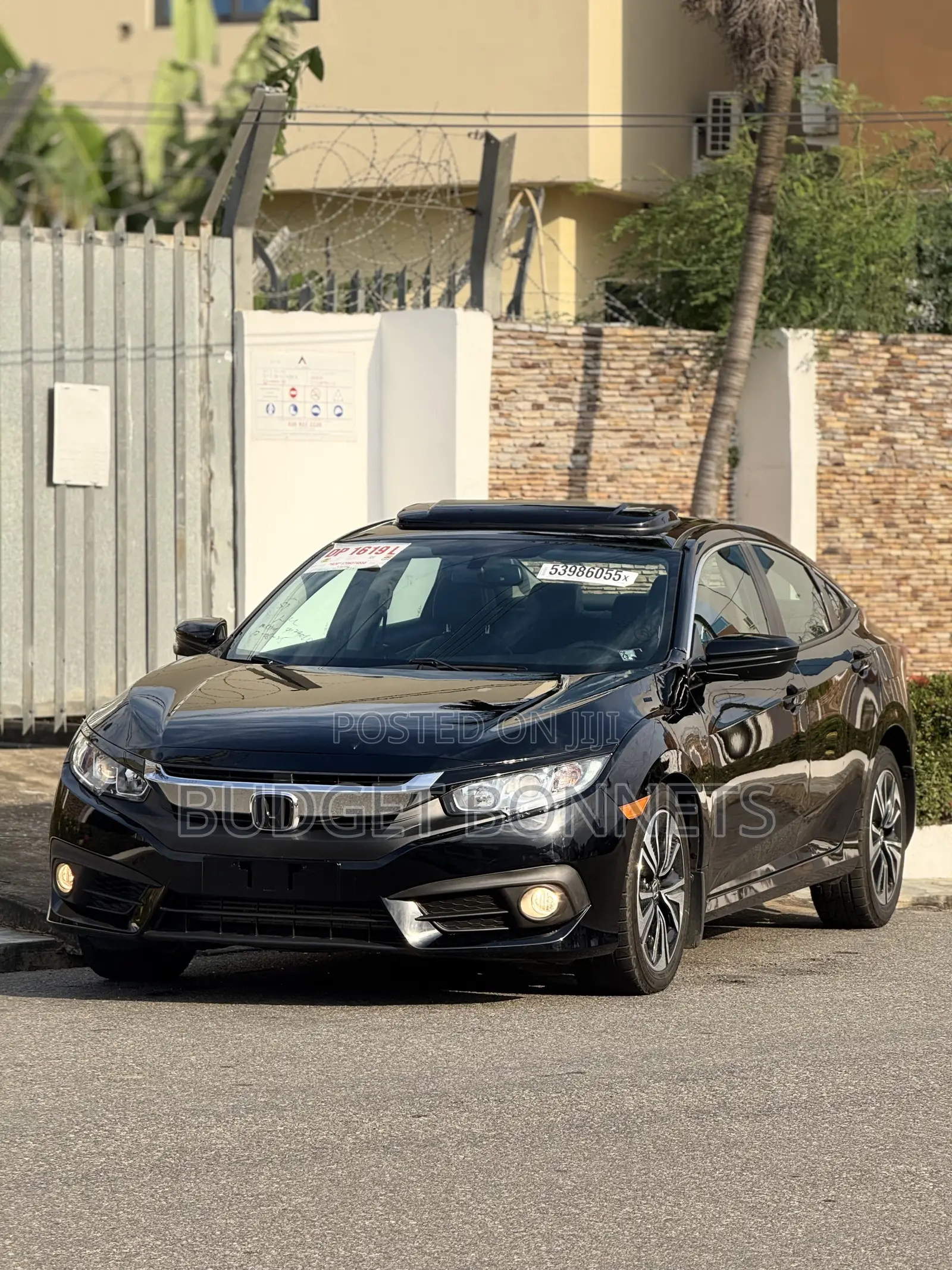 Honda Civic EX-L 4dr Sedan (1.5L 4cyl) 2017 Black
