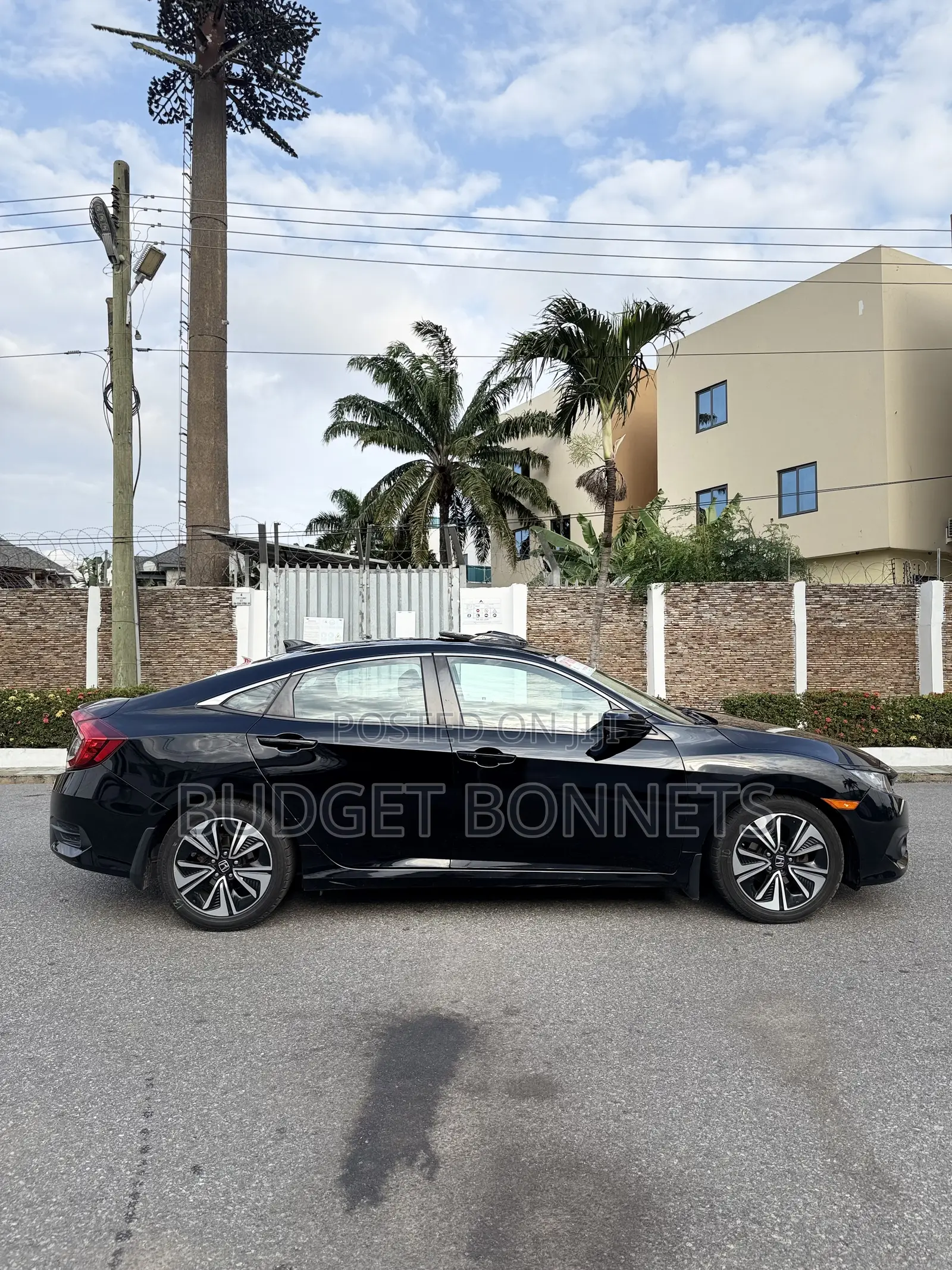 Honda Civic EX-L 4dr Sedan (1.5L 4cyl) 2017 Black