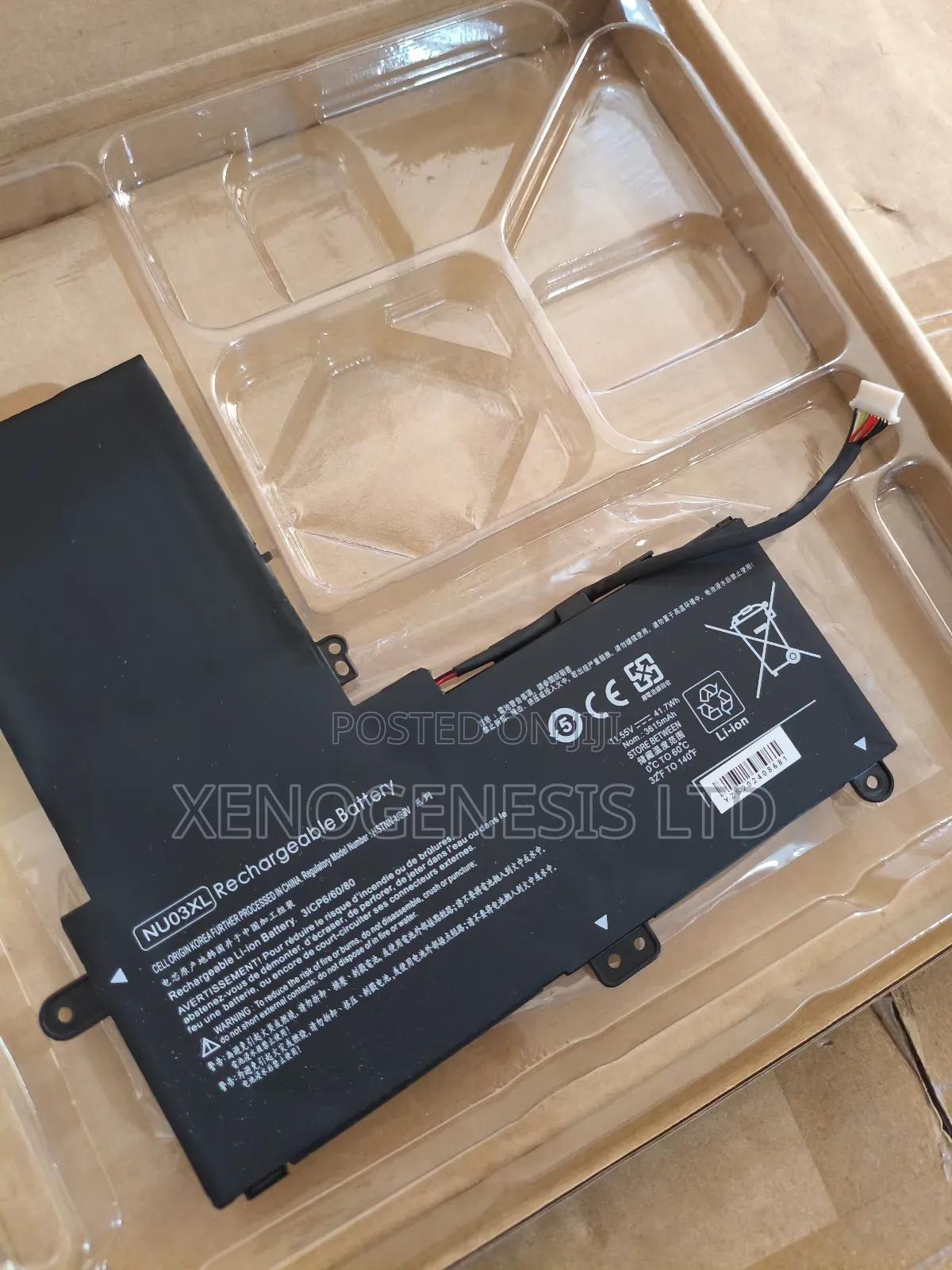 Nu03xl for Hp Spectre M1