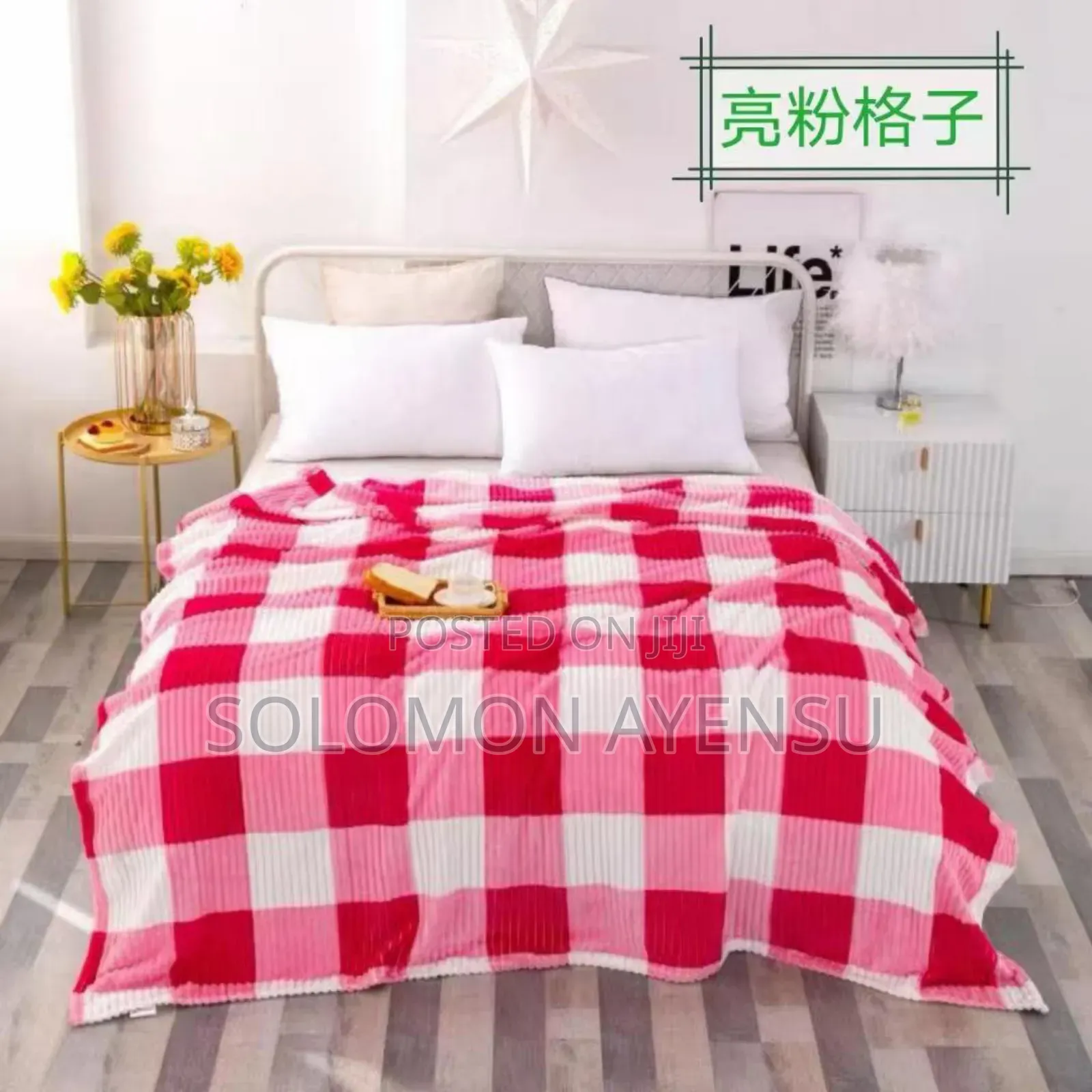 Quality Luxurious 3 Pieces Blanket Set Available in Different Colours
