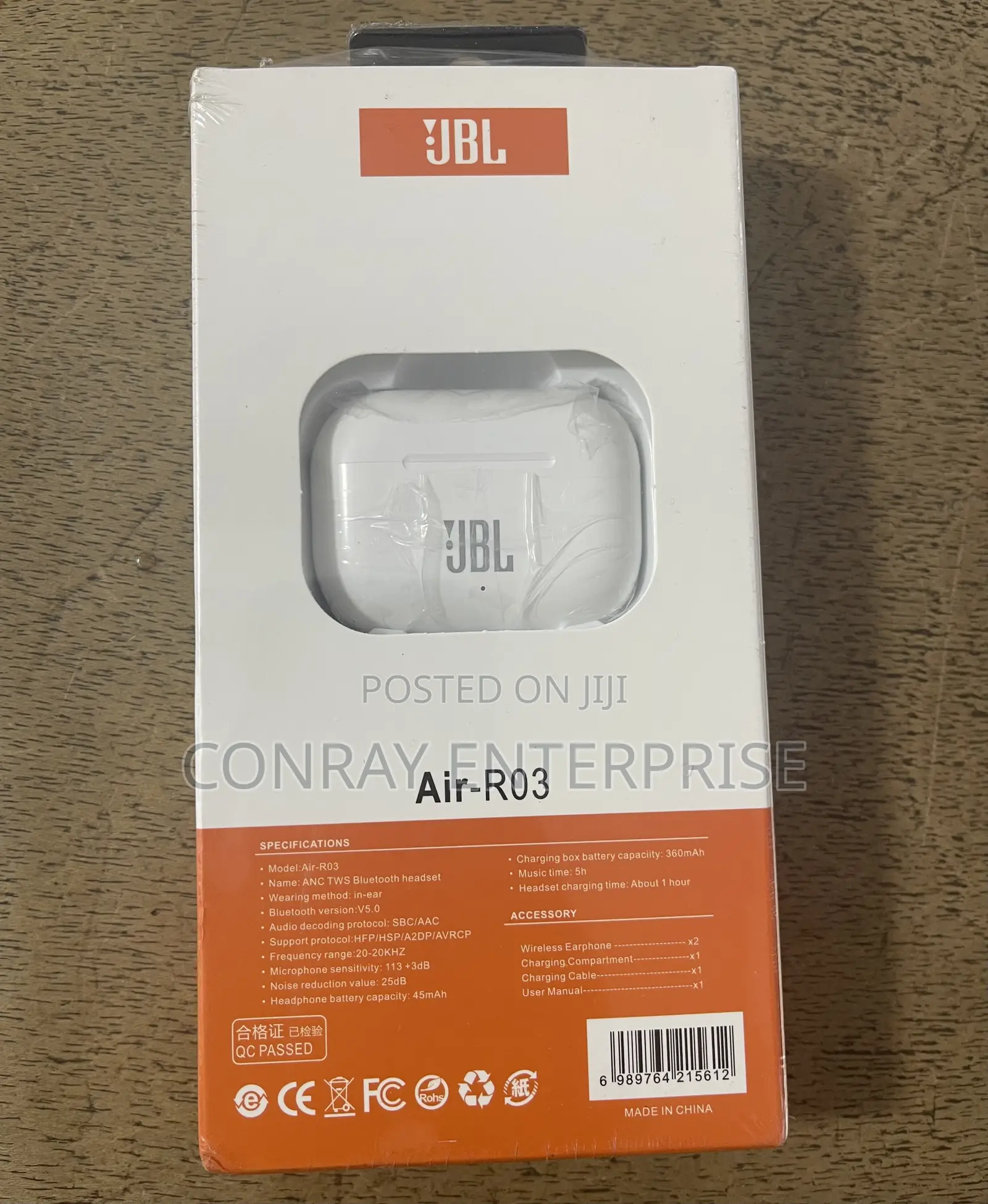 JBL Wireless Headphones.