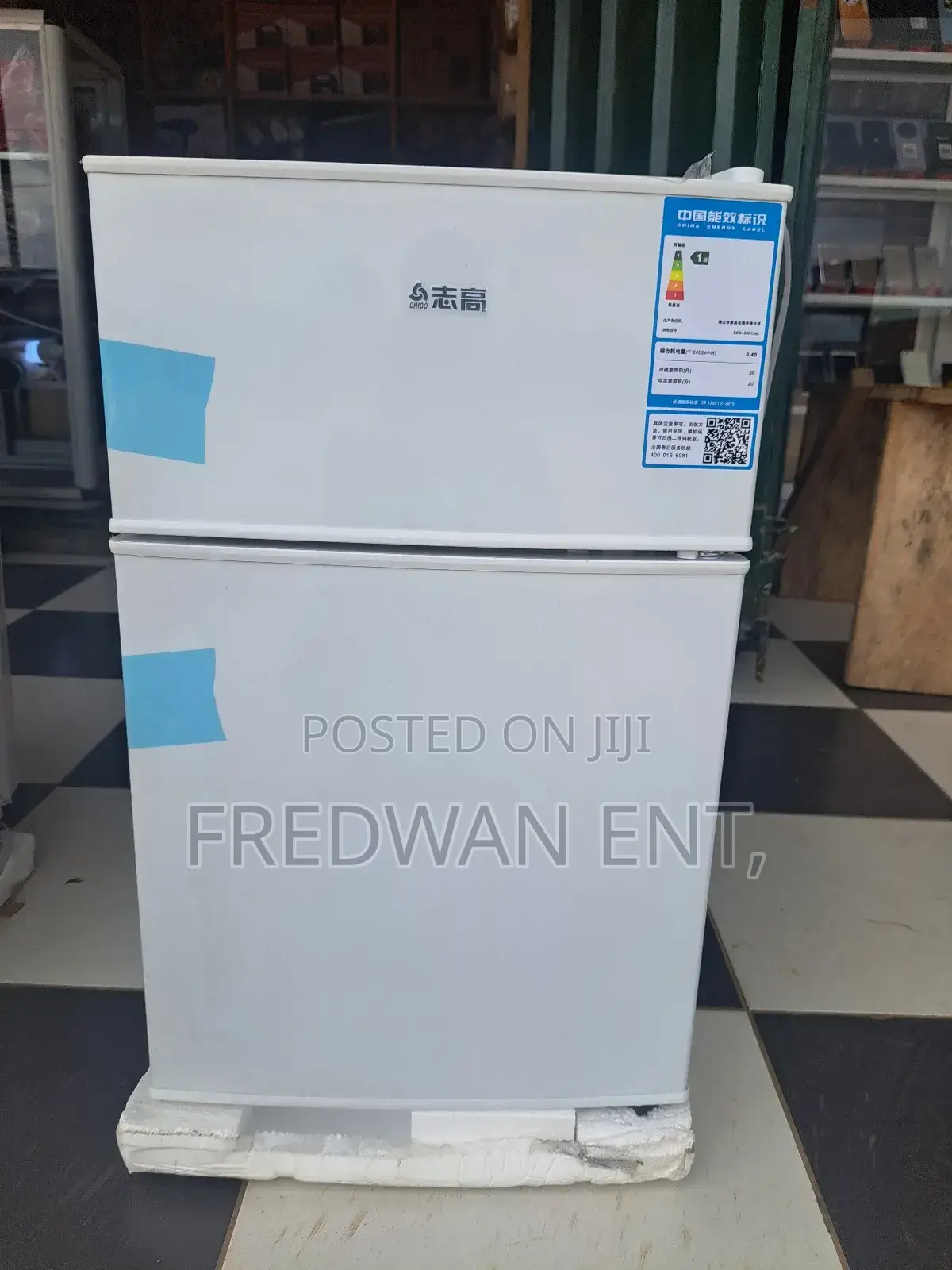Mini Double Door Fridge