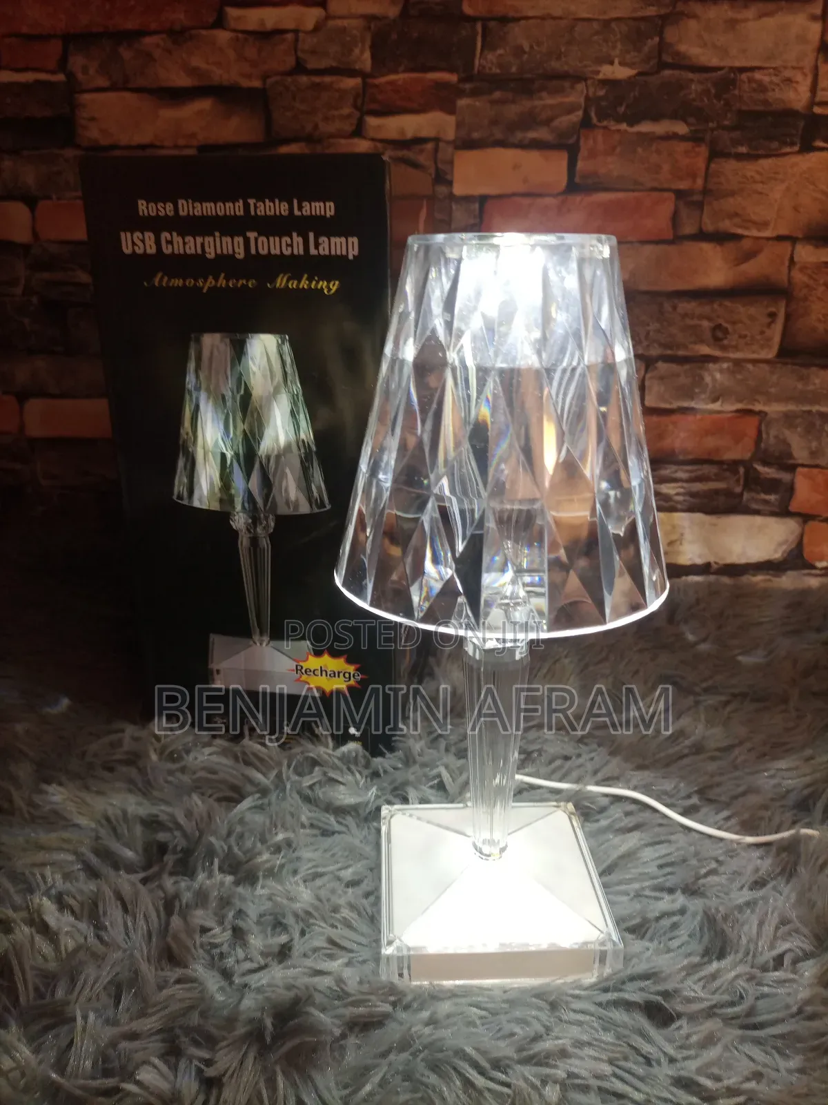 Usb Charging Touch Lamp