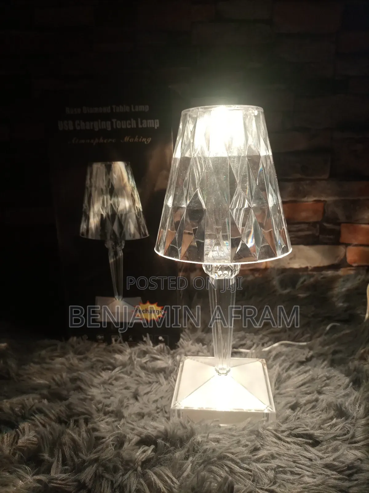 Rose Diamond Table Lamp