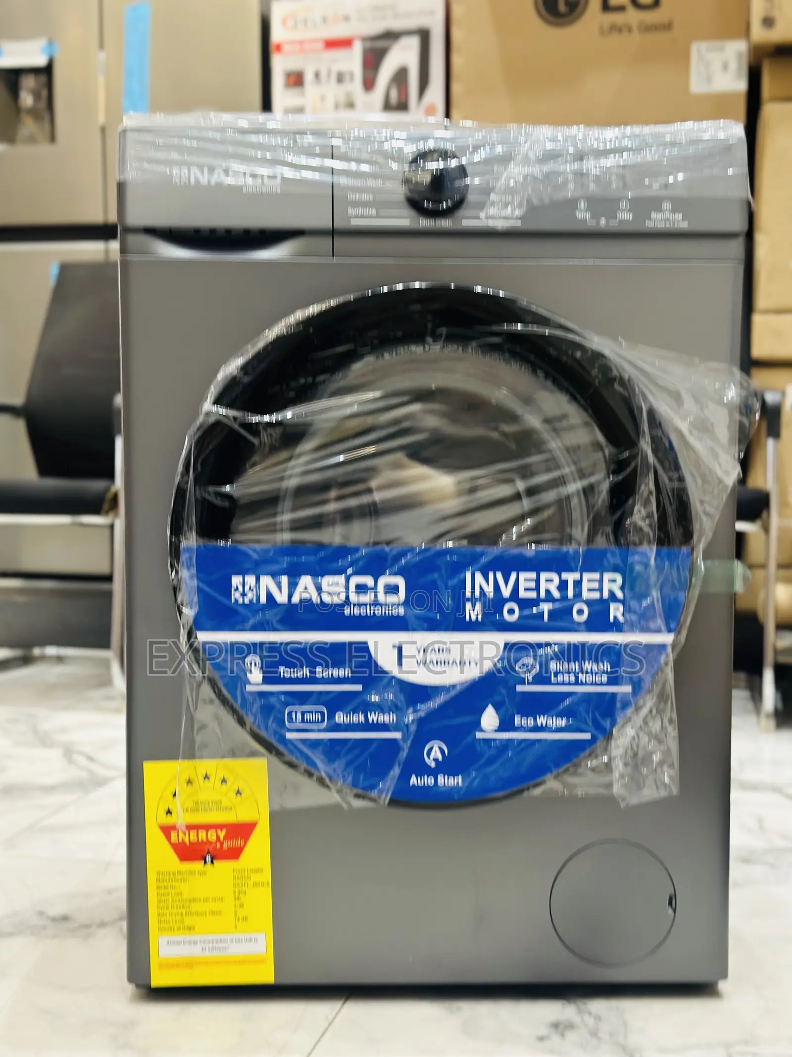 Text Us Fit Nasco 11kg Fl Inverter Washing Machine