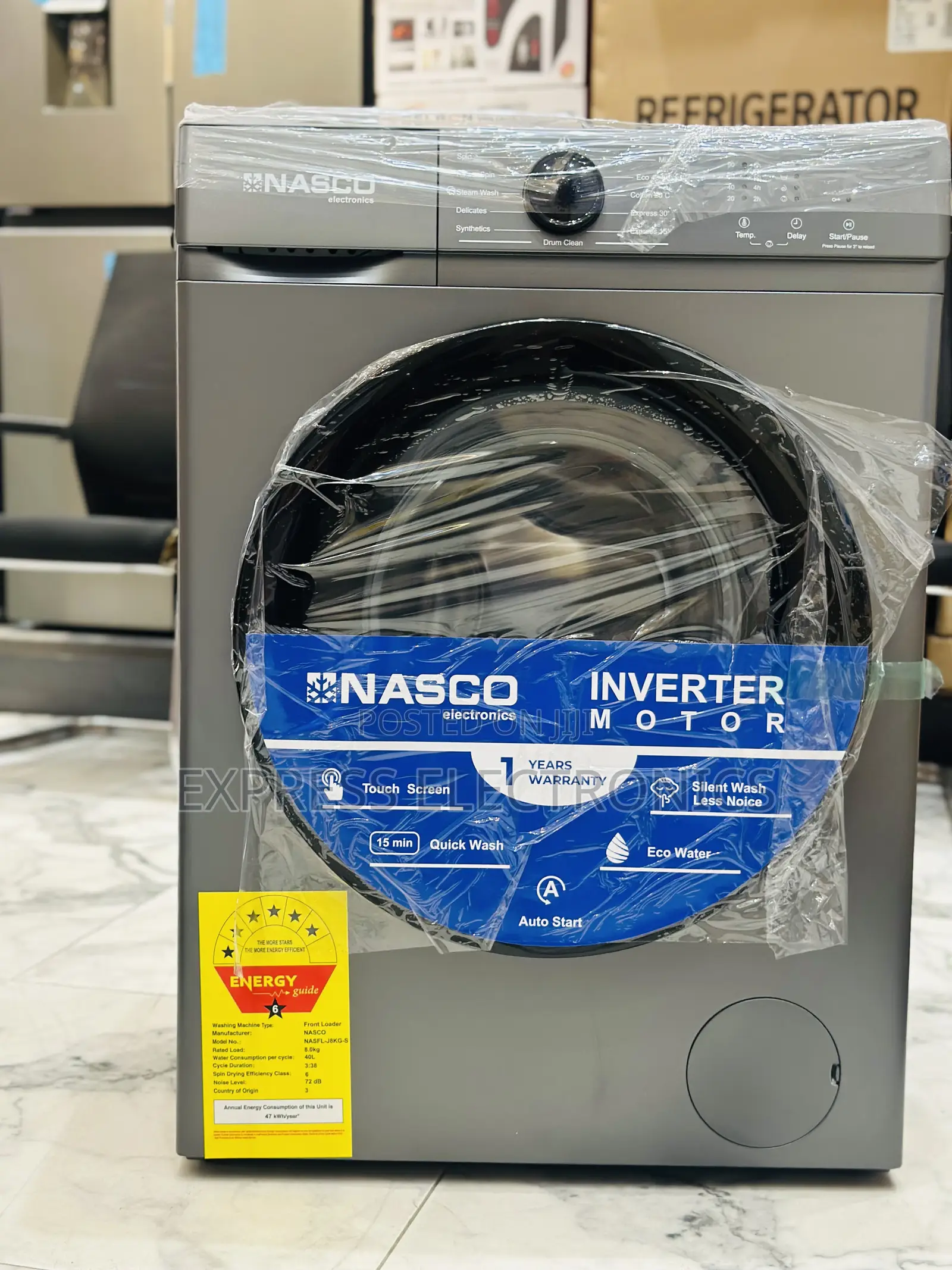 Text Us for Your Nasco Full Auto Wm Front Load 8kg