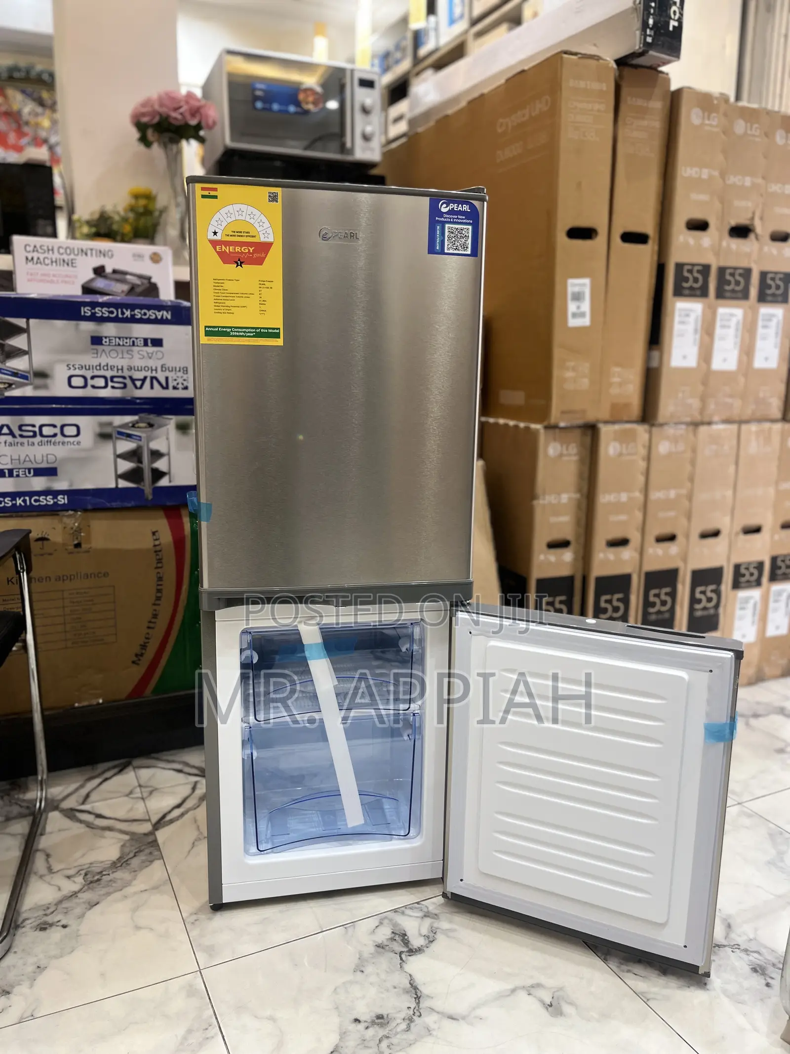Pearl Pf 2170 Bottom Mount Freezer Refrigerator(125l) 