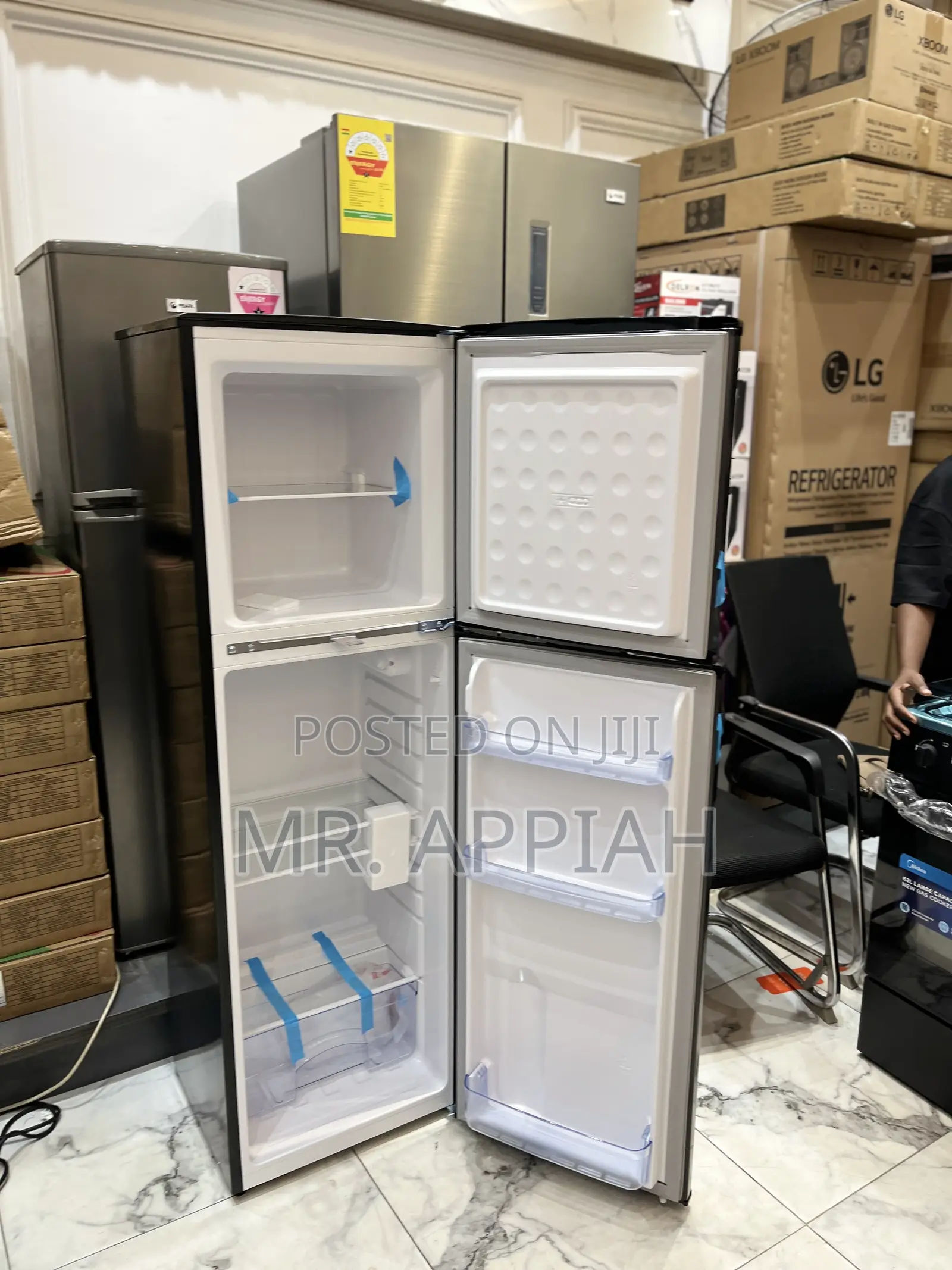 Pearl Pf-262tix 165l Double Door Electric Refrigerator 
