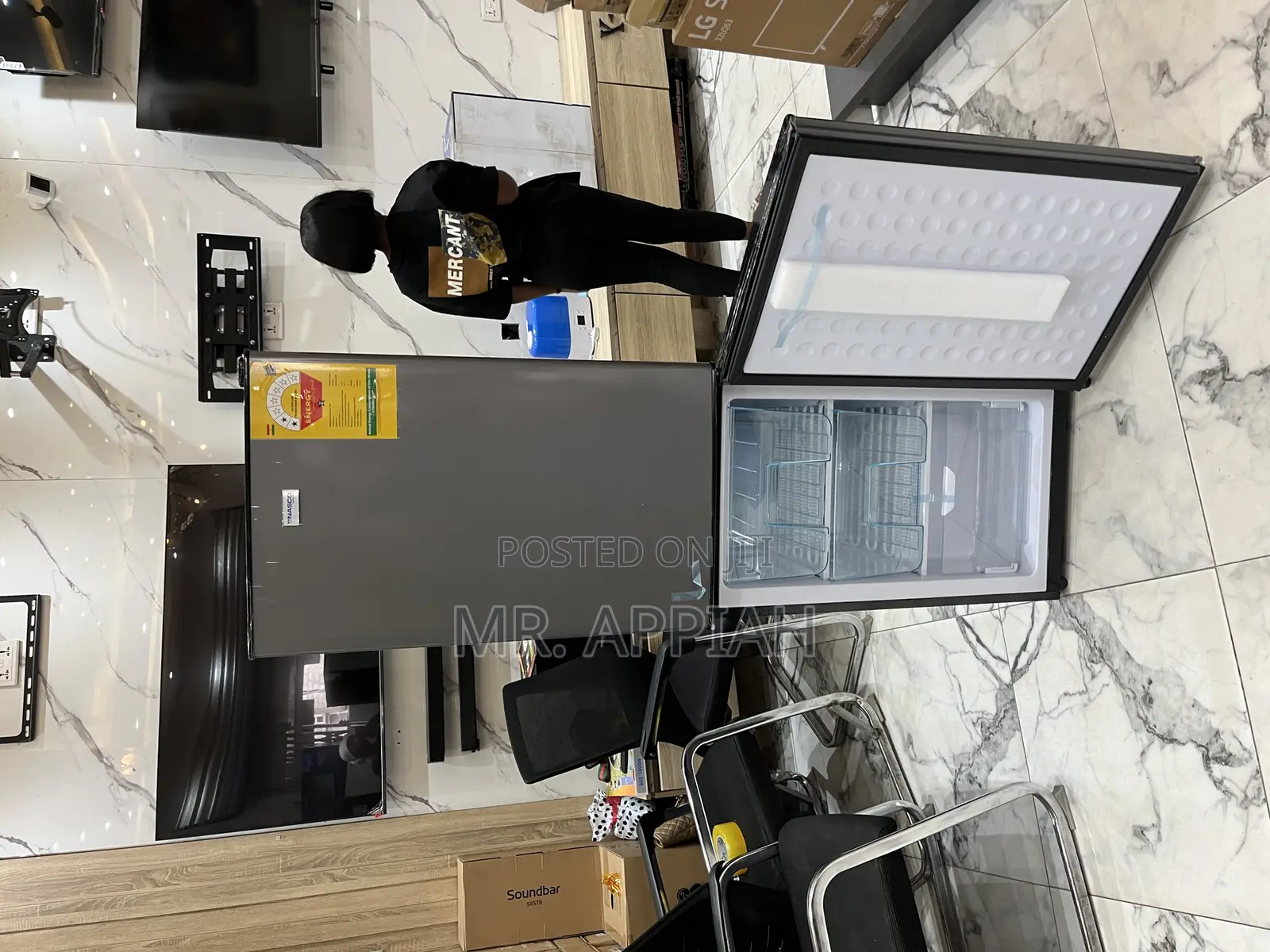 Nasco Nasd2-44 Bottom Freezer Refrigerator - 296l - Grey