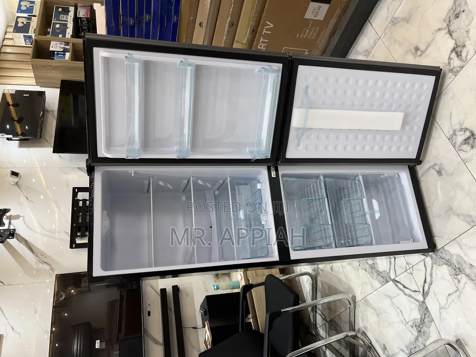 Nasco Nasd2-44 Bottom Freezer Refrigerator - 296l - Grey