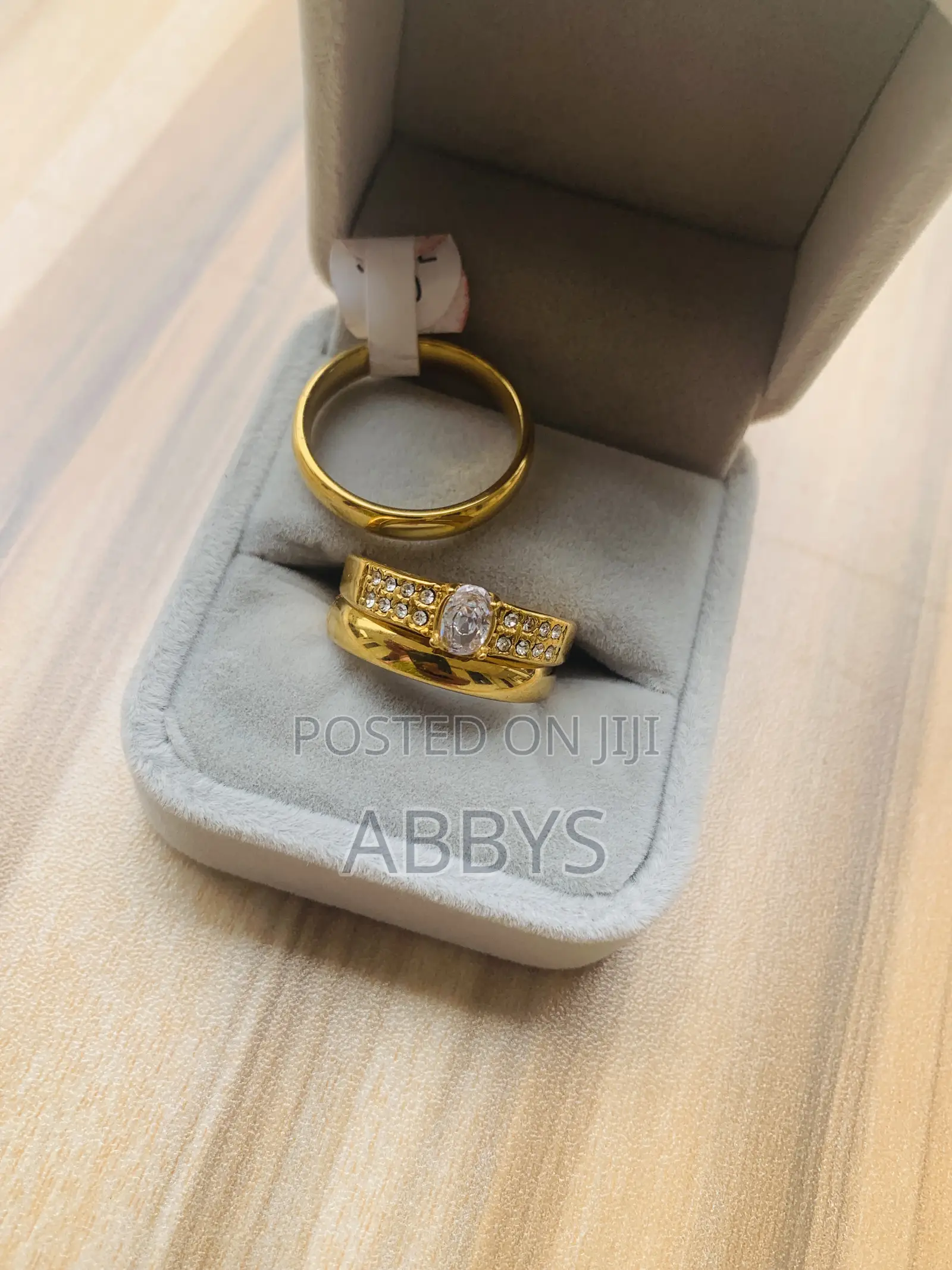 Beautiful 3-Piece Bridal Ring Set