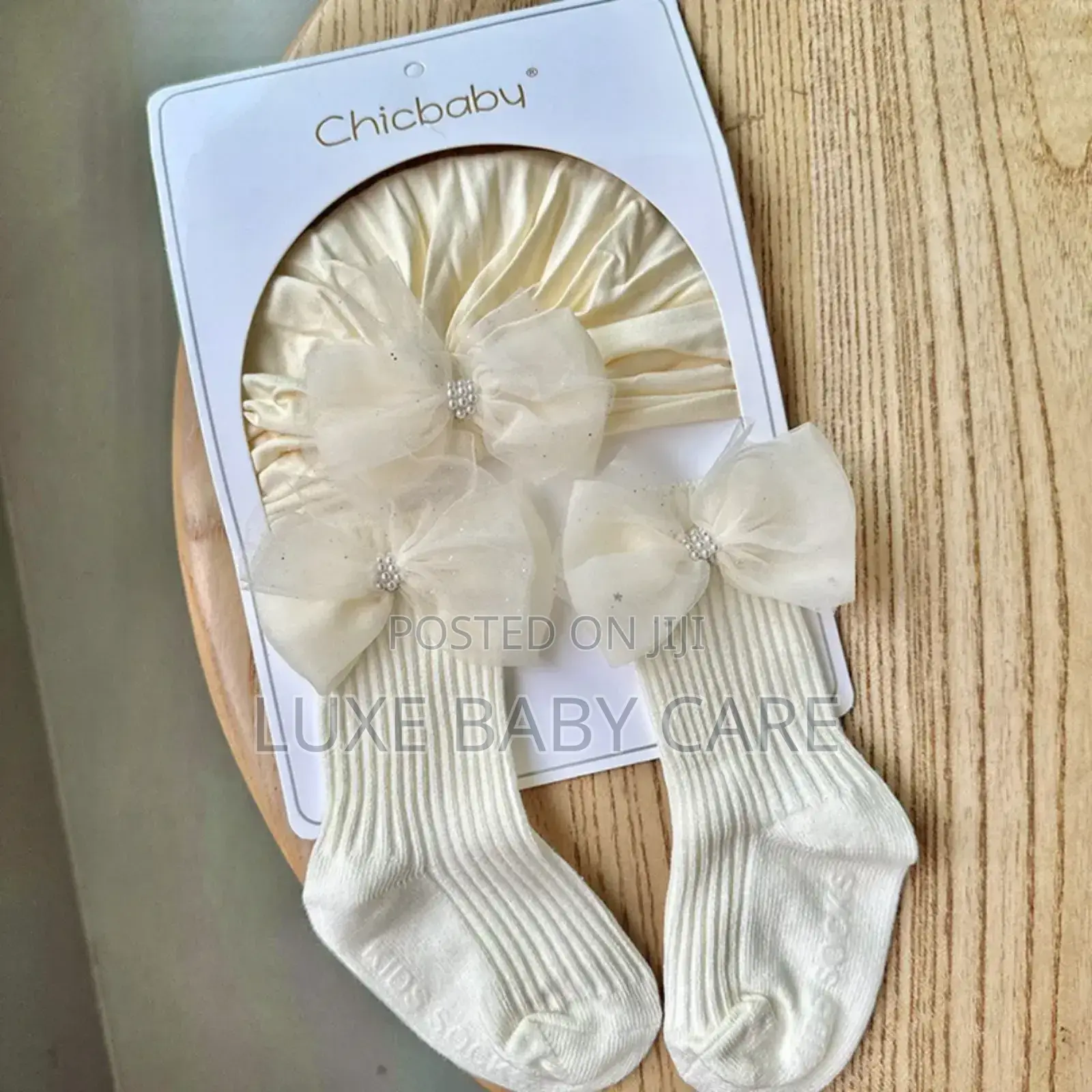 Newborn Baby Hat Sock Set