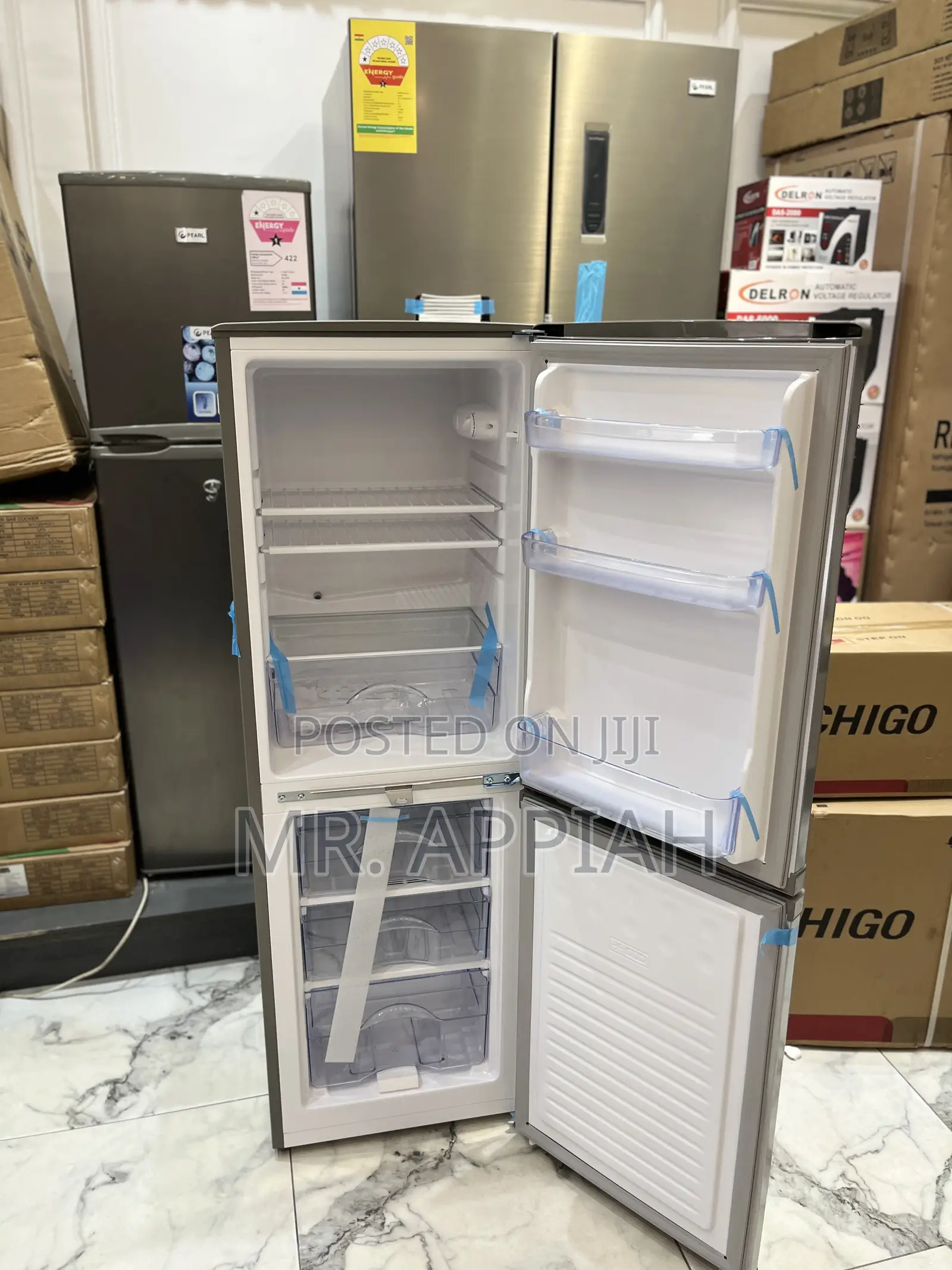 Affordable Nasco Nasd2-24fl 196l Double Door Bottom Freezer Fridge.
