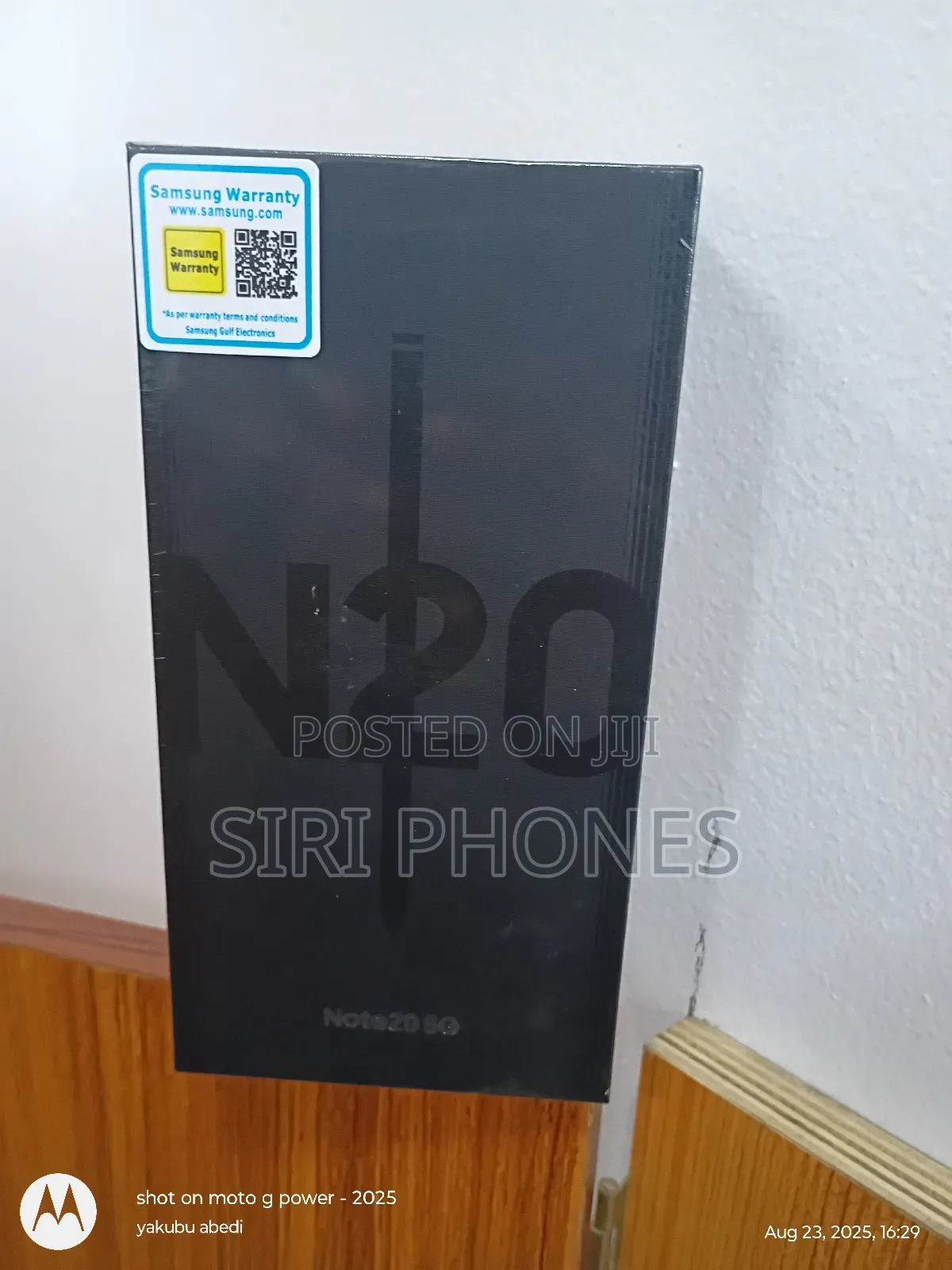 New Samsung Galaxy Note 20 5G 256 GB Black