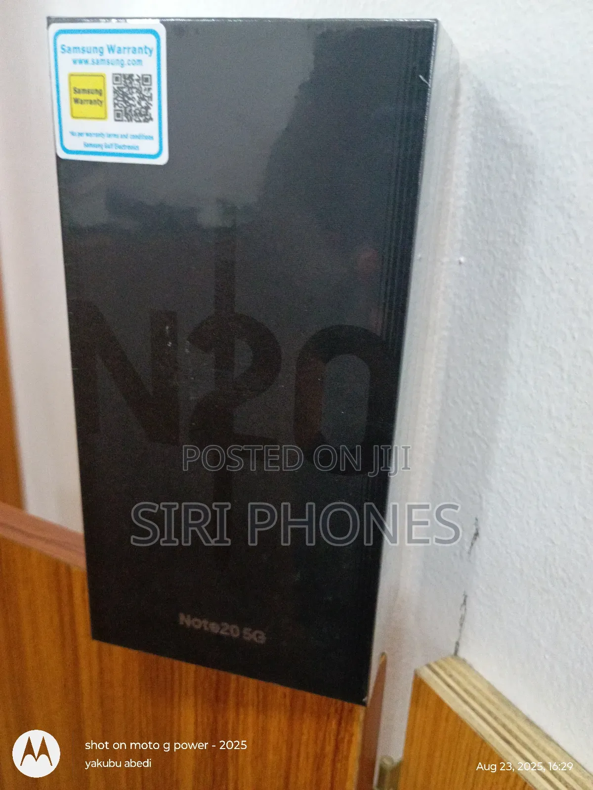 New Samsung Galaxy Note 20 5G 256 GB Black