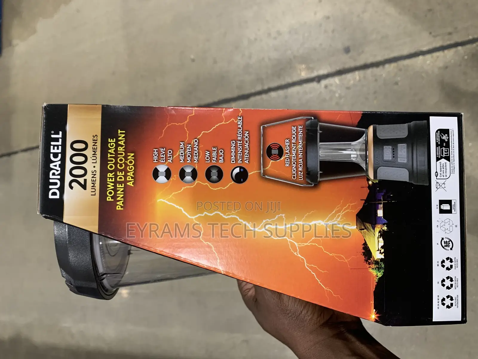 Duracell Solar Lamp 2000 Lumens