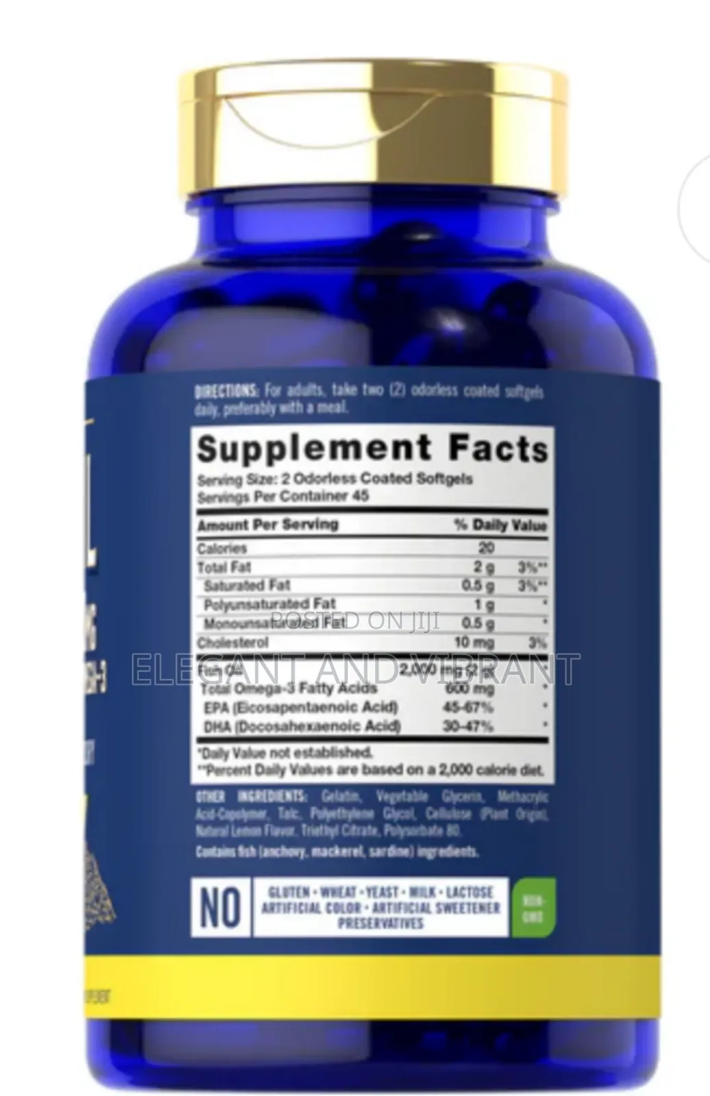 Fish Oil 2000mg Per Serving | 90 Softgels