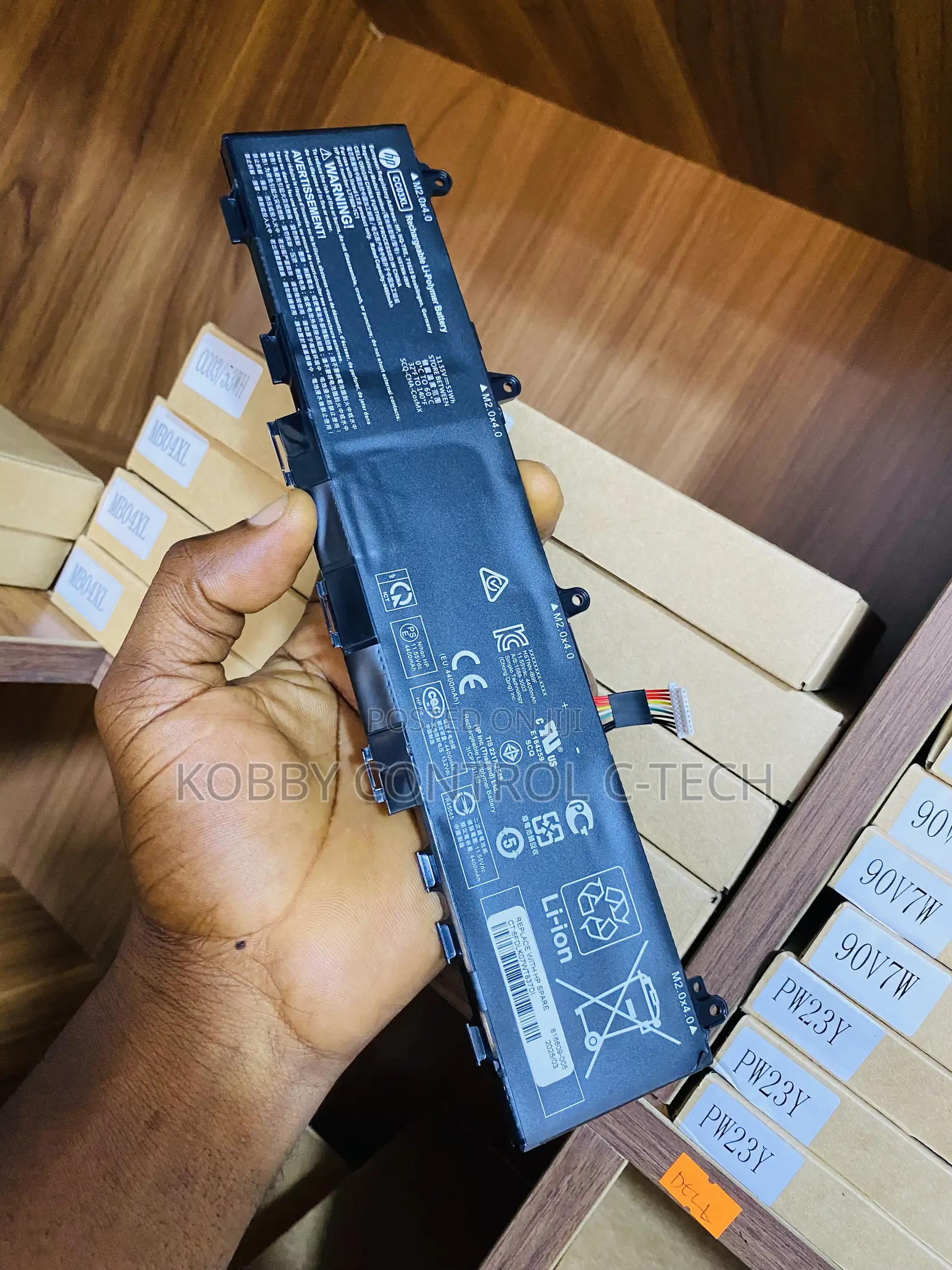 Cc03xl Hp Original Inbuilt Battery Grade A