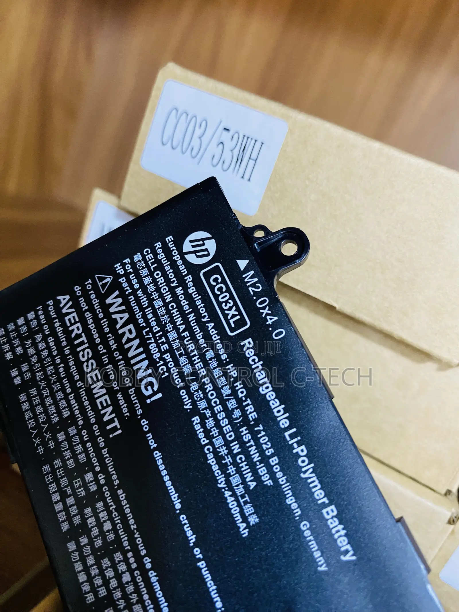 Cc03xl Hp Original Inbuilt Battery Grade A