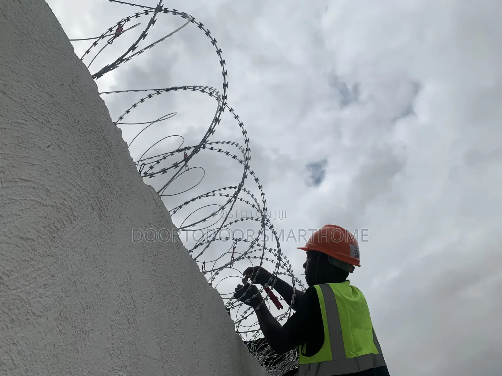 Razor Mesh Electric Fence Installation