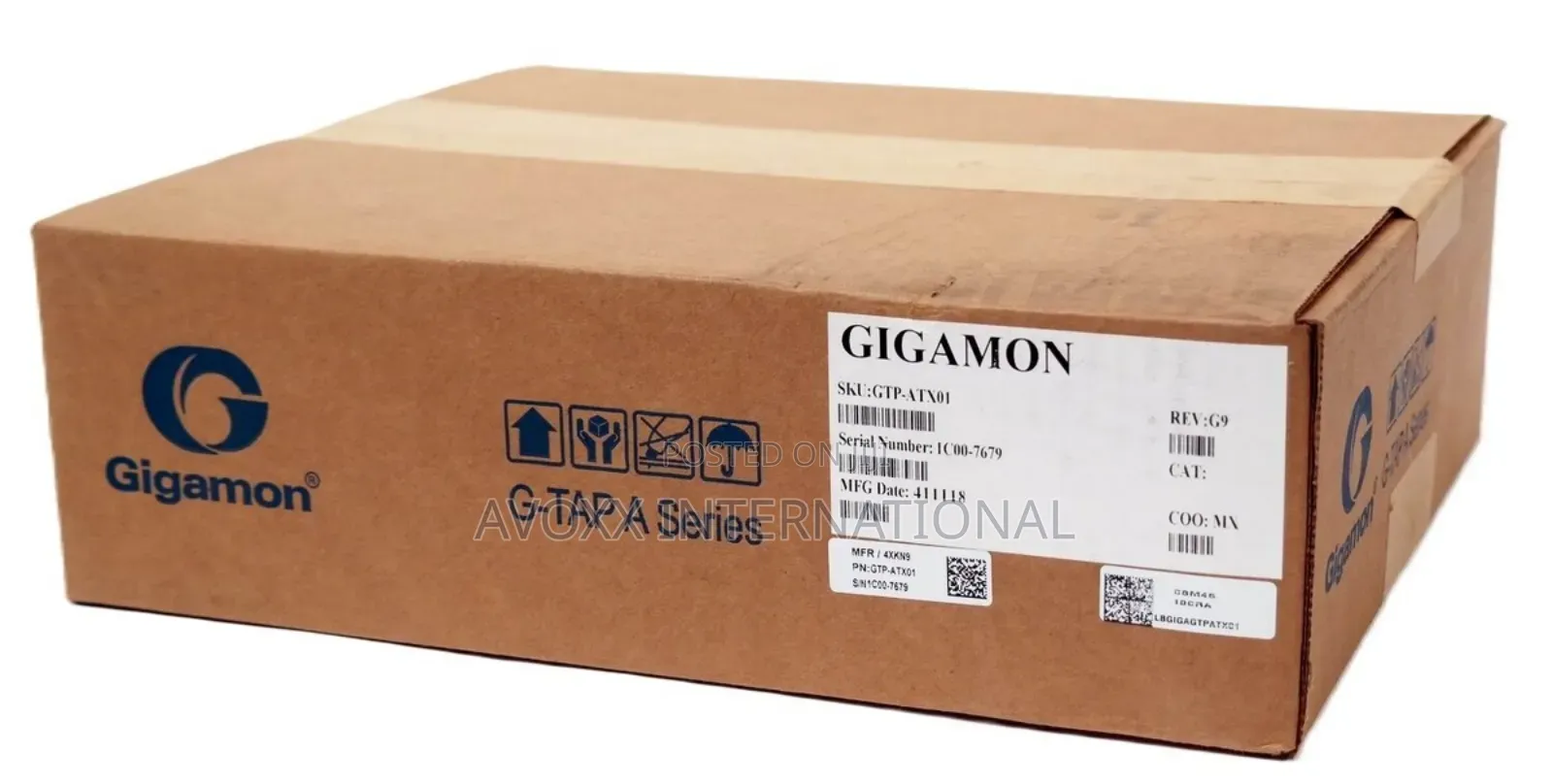 Gigamon G-tap A Series Gtp-atx01 -tap Splitter- Gige,10 Gige