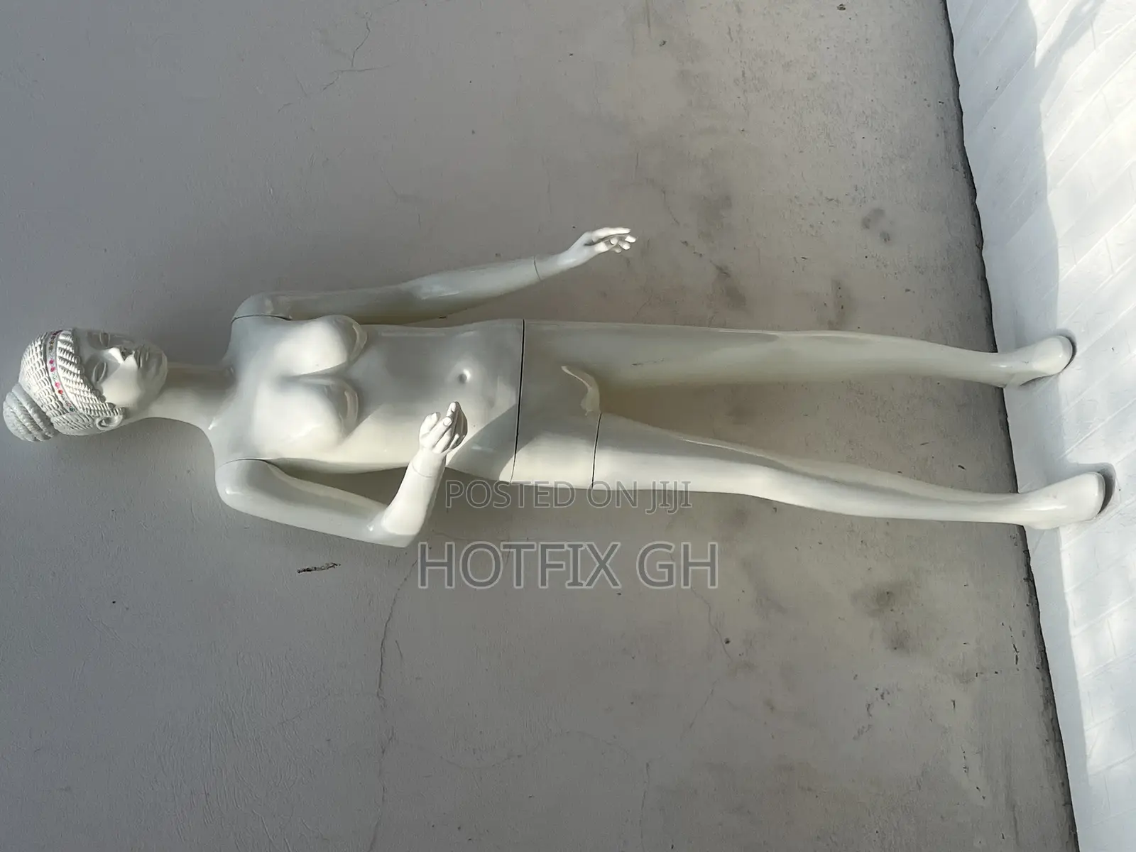 Full Body Famale Fiberglass Pose Mannequin