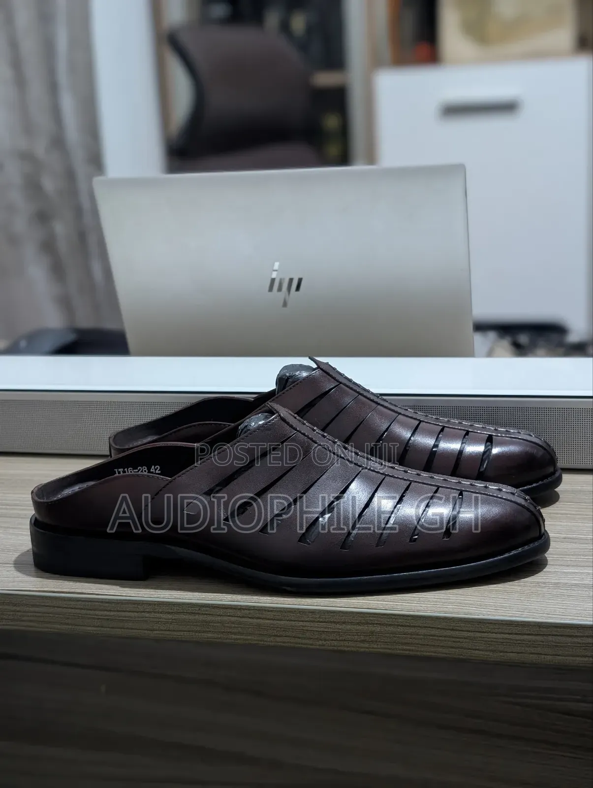 Berluti Men's Leather Half Shoes