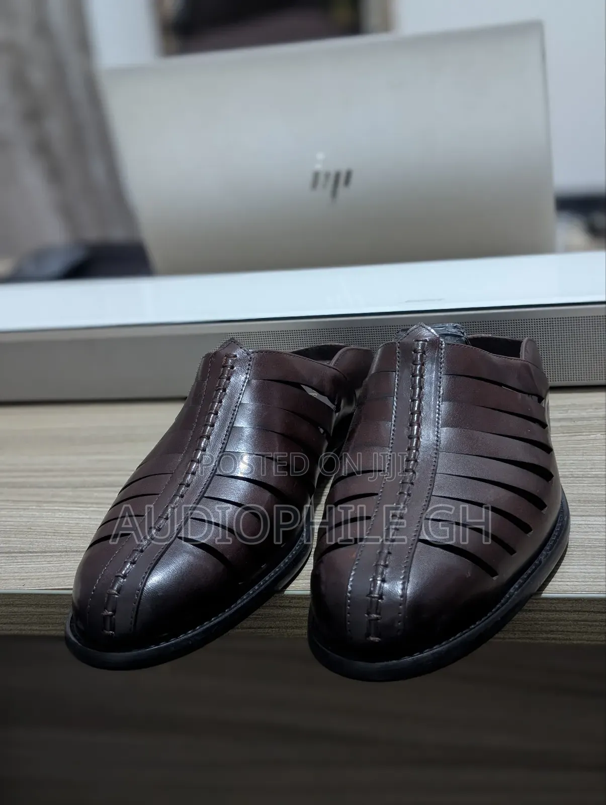 Berluti Men's Leather Half Shoes