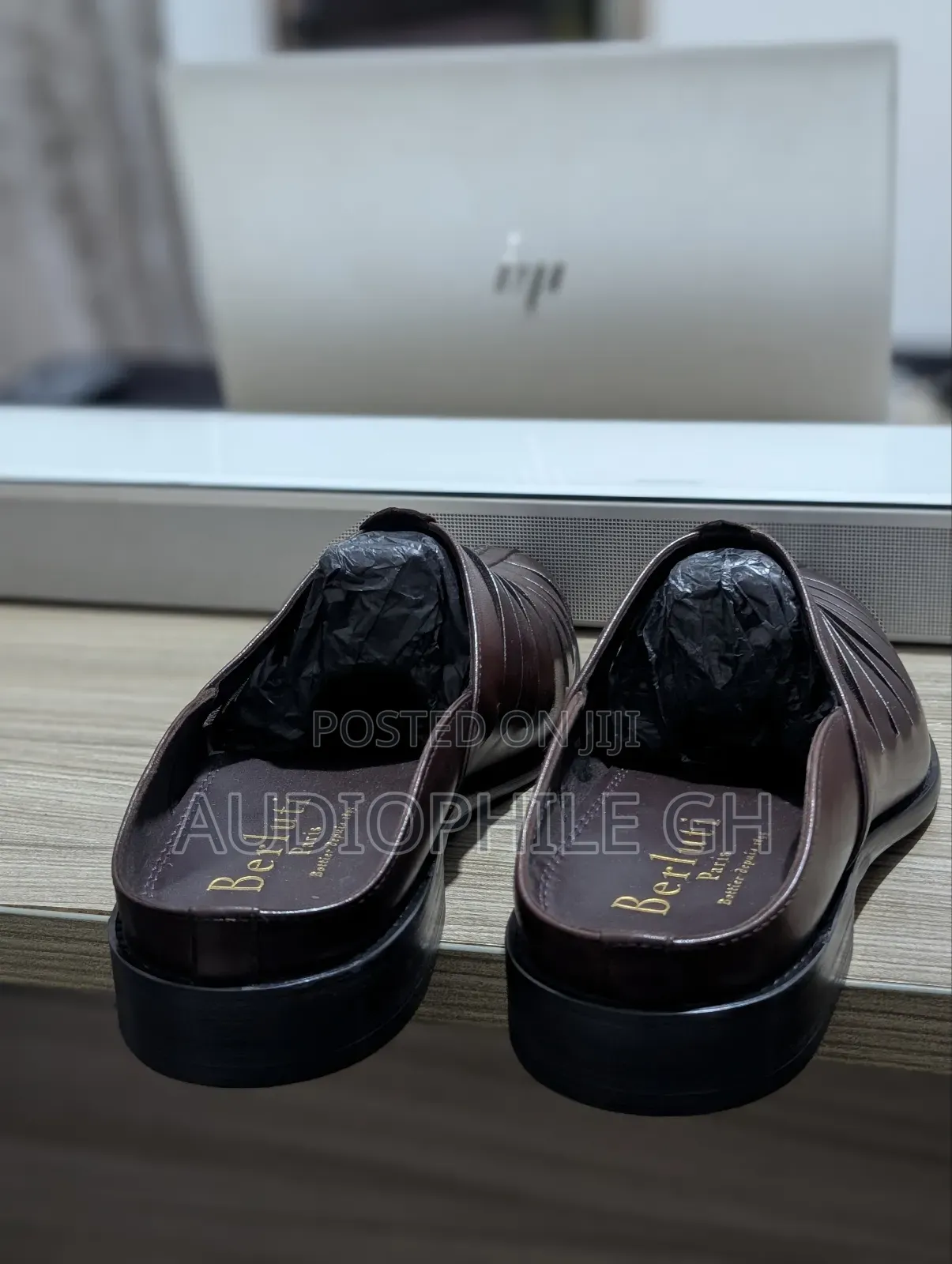 Berluti Men's Leather Half Shoes
