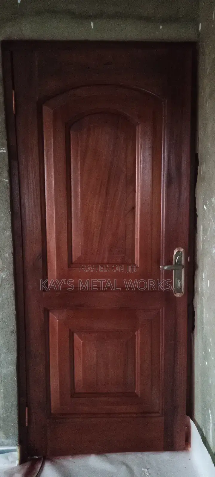 Mahogany Stain Wood Door Spraying Finishing