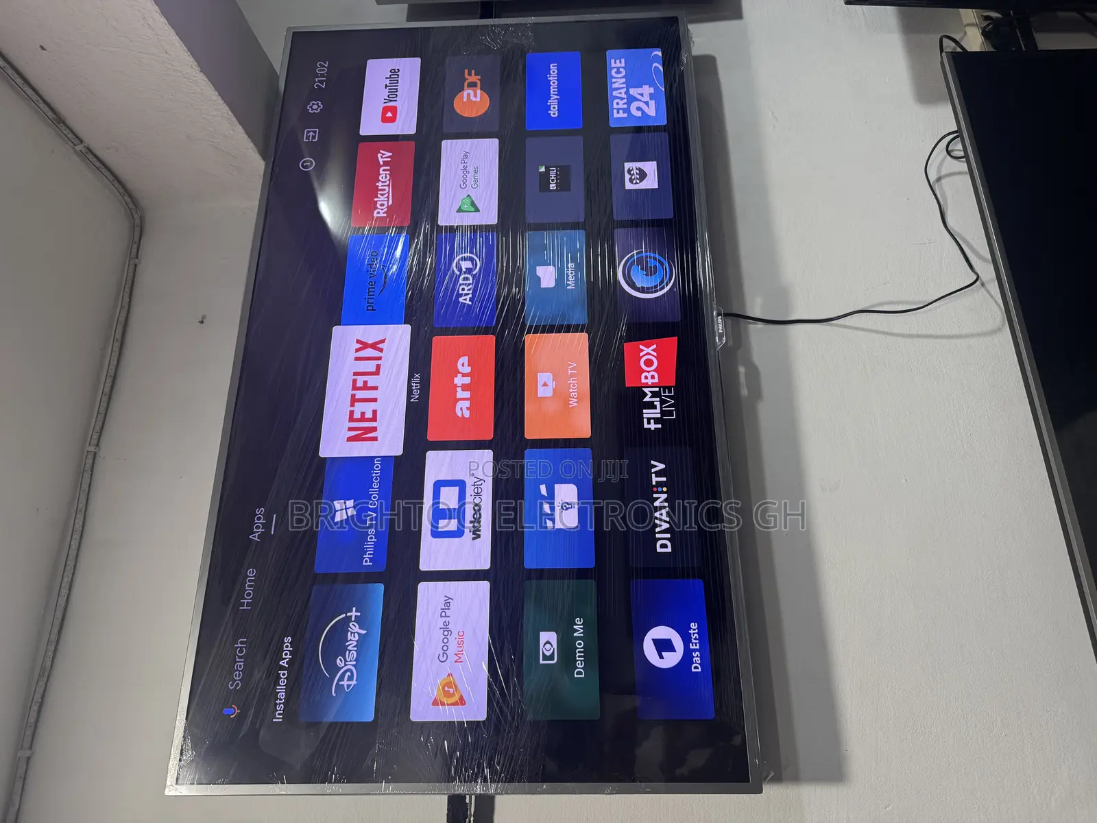 55inches Full Digital Satellite Ultra Hd Led Smart Phillps Tv