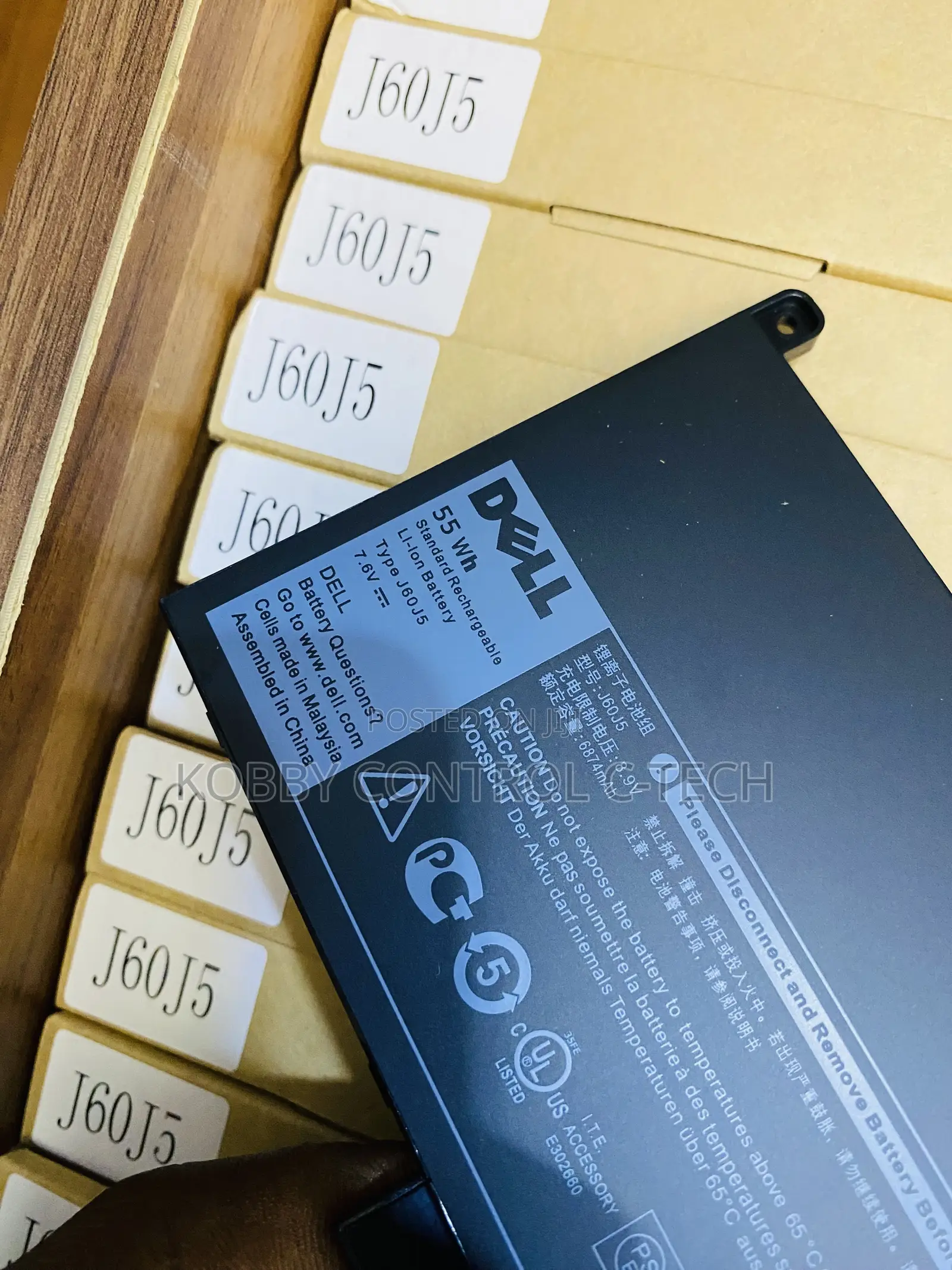 J6oj5 Dell Original Laptop Inbuilt Battery Grade A