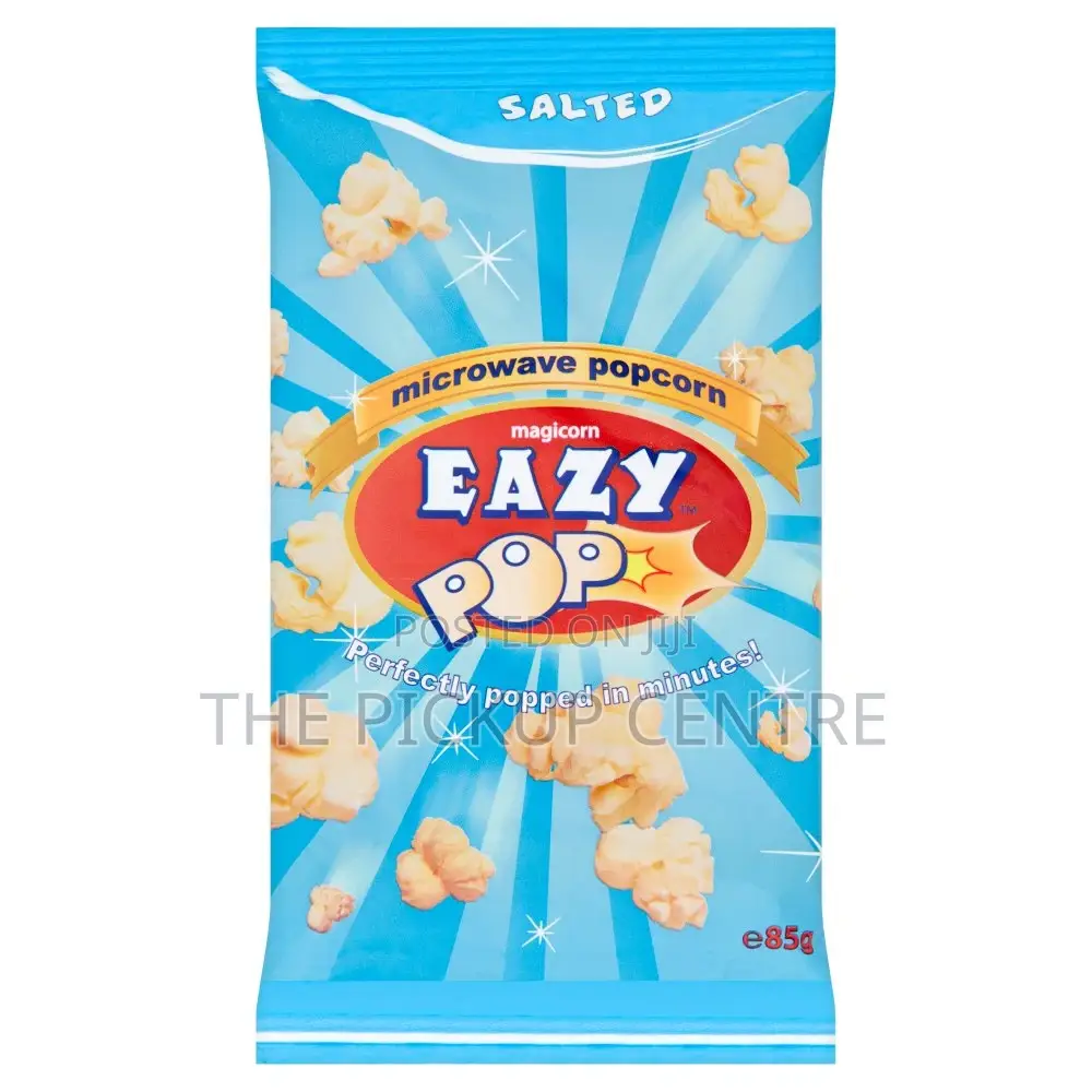 Eazypop Microwave Popcorn 85g (Salted Flavour, Pack of 16)