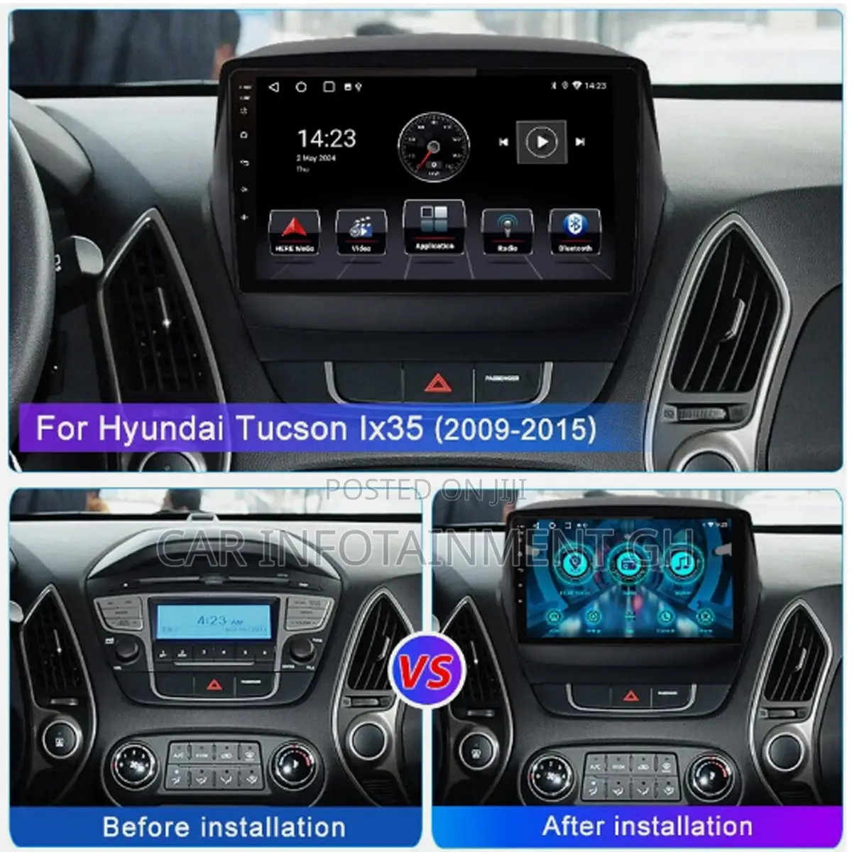 Brand New Android Car Tape For Hyundai Tucson 2010-2015