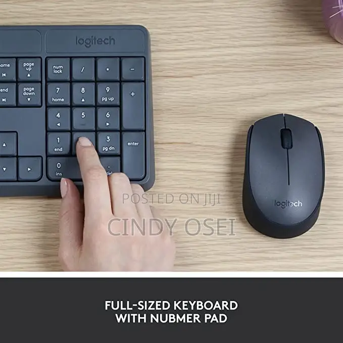 Logitech Mk235 Wireless Keyboard With Mouse