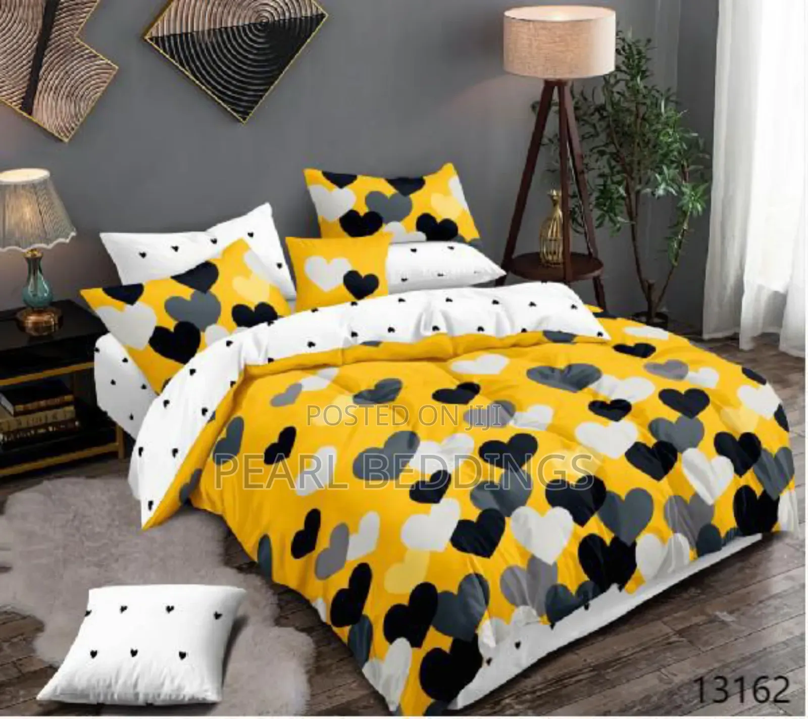 Luxurious 100% Cotton 7pcs Reversible Duvet Set Available in Stock