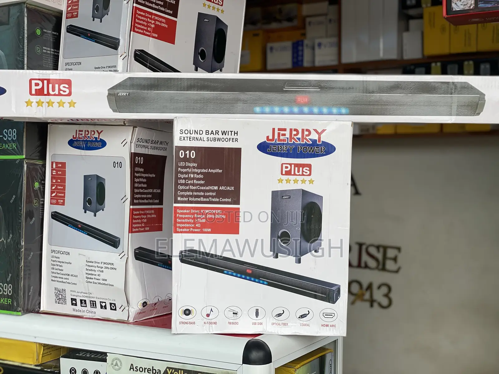 Jerry Sound Bar With External Sound Woofer