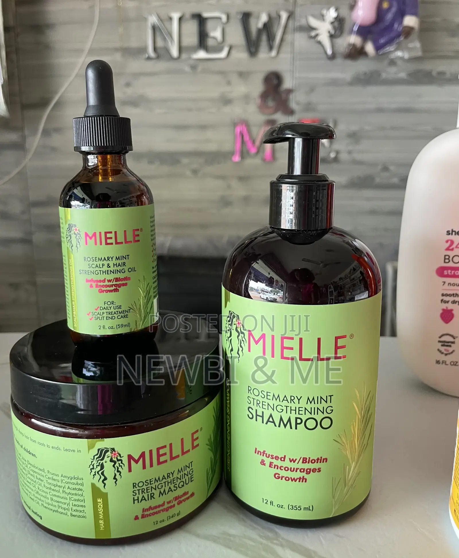 Mielle Hair Treatment Set , Mielle Hair Oil/ Shampoo /Conditioner.