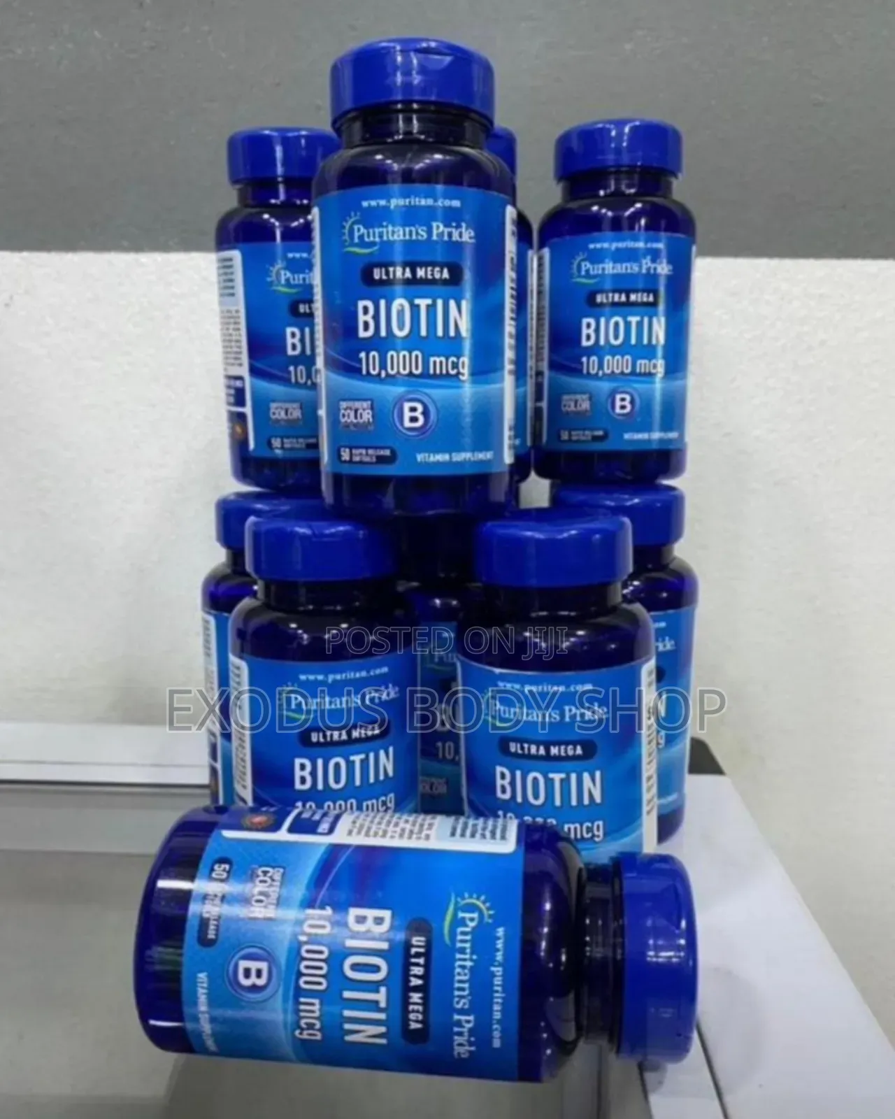 Puritan's Pride Ultra Mega Biotin Supplements Hair, Nails Skin Care