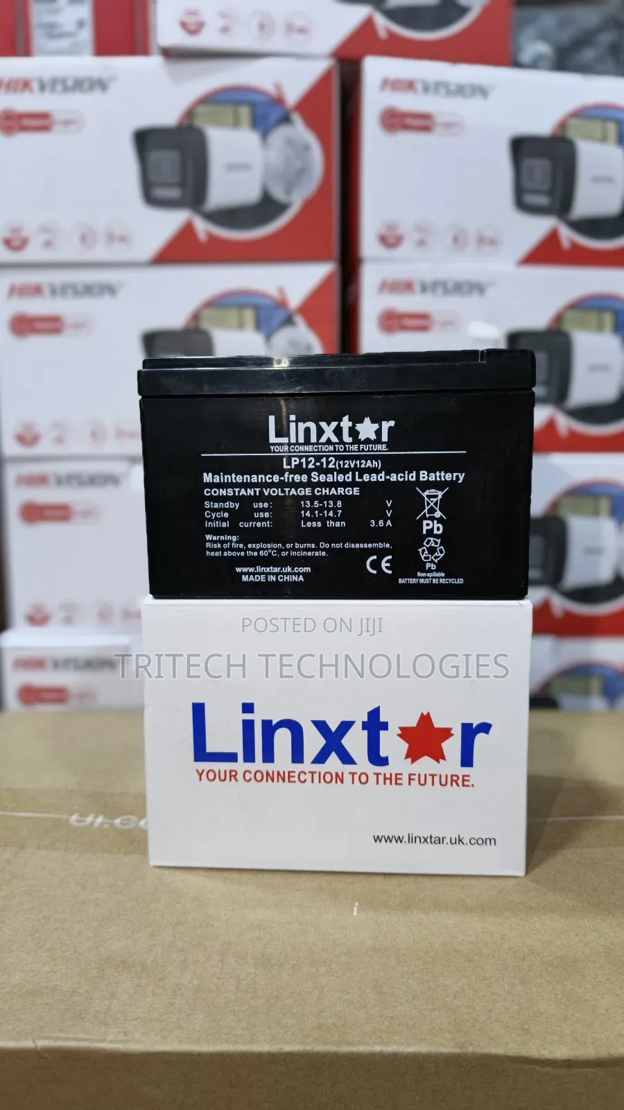 Linxtar 12v12ah Led Acid Ups Battery Usa