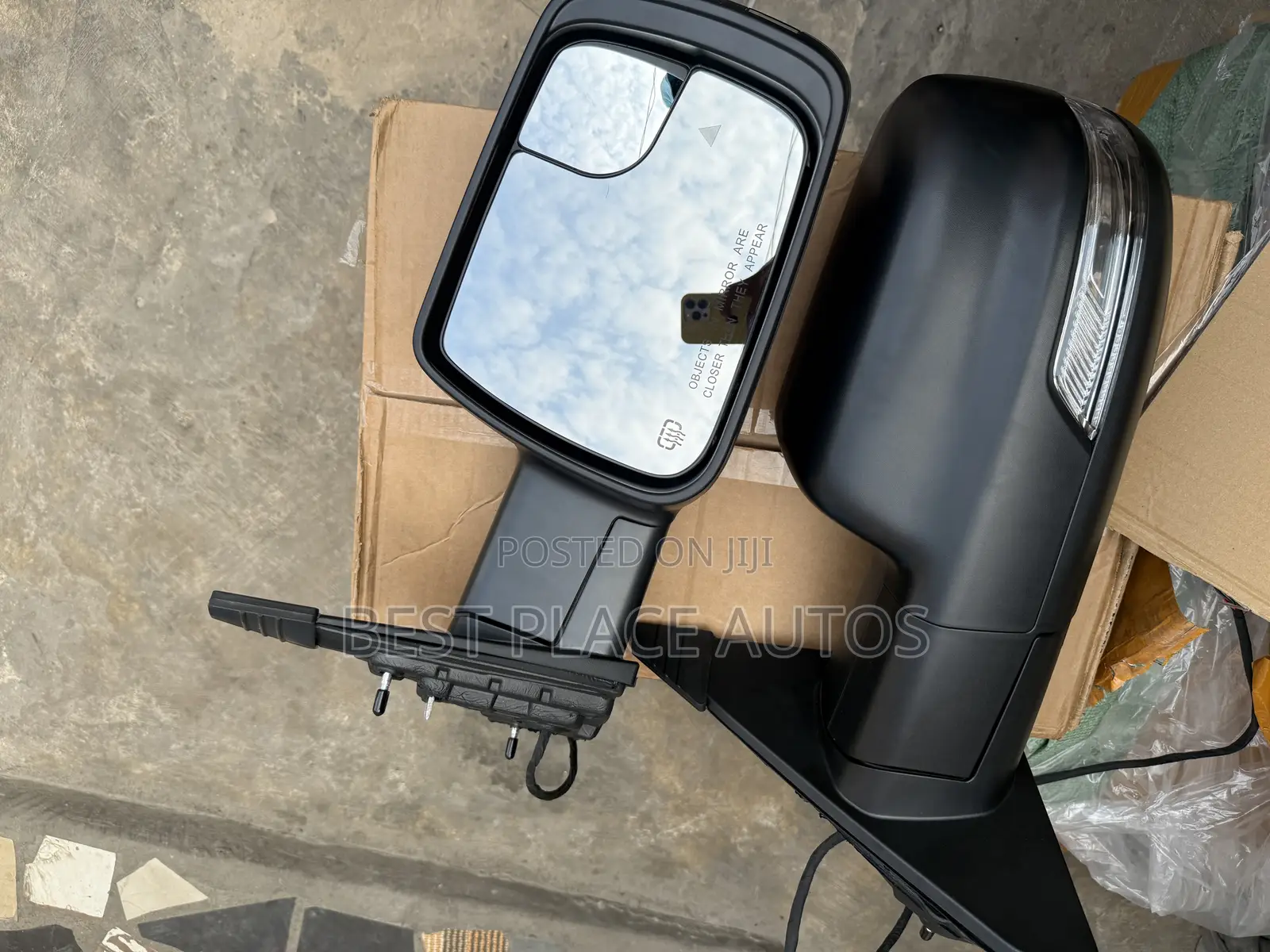 Dodge Ram1500 2017-2021 Side Mirro With Light And Blind Spot Sensor