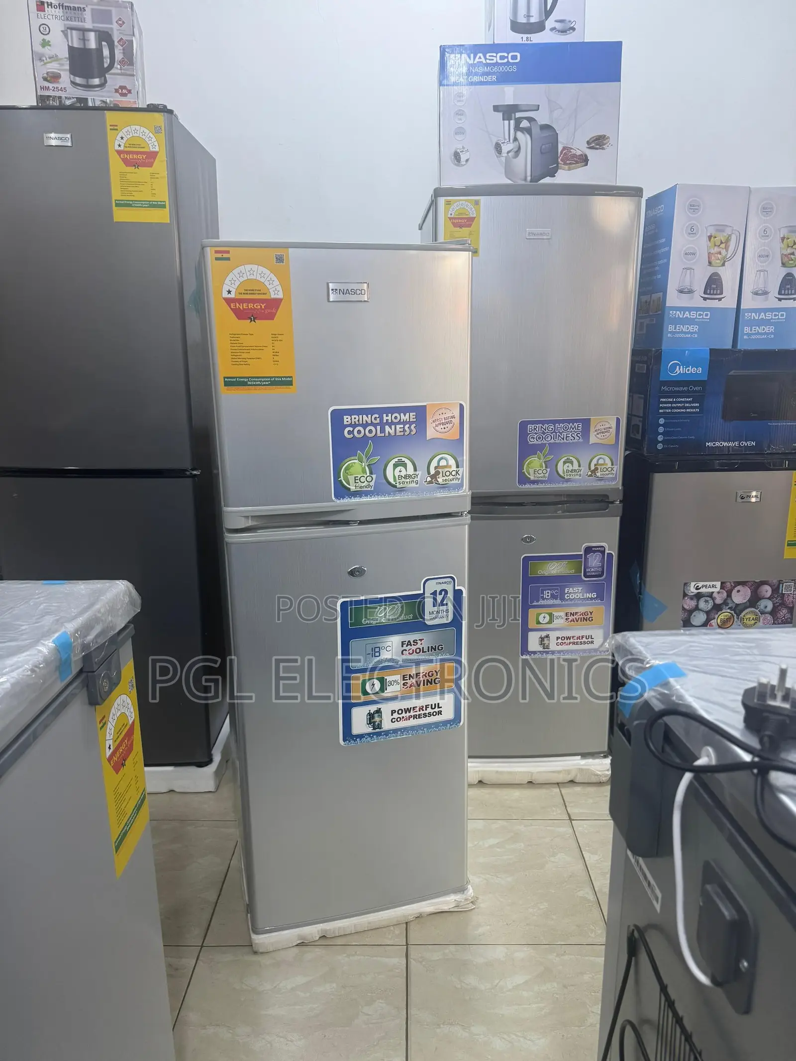 Nasco 138l Top Freezer Refrigerator [Nasf2-20s]