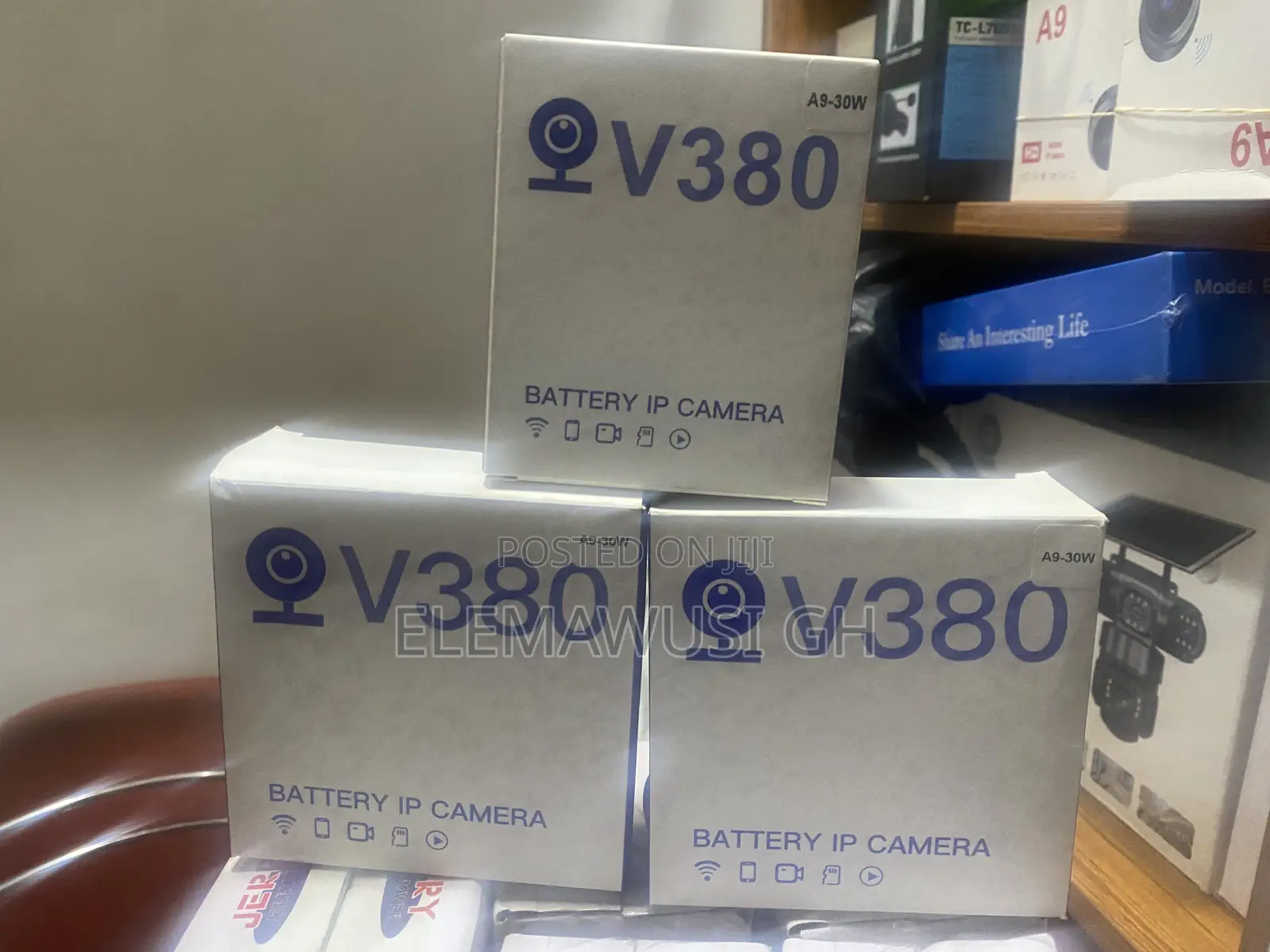 V380 Battery Wifi Ip Camera (Spy Camera 1080p)
