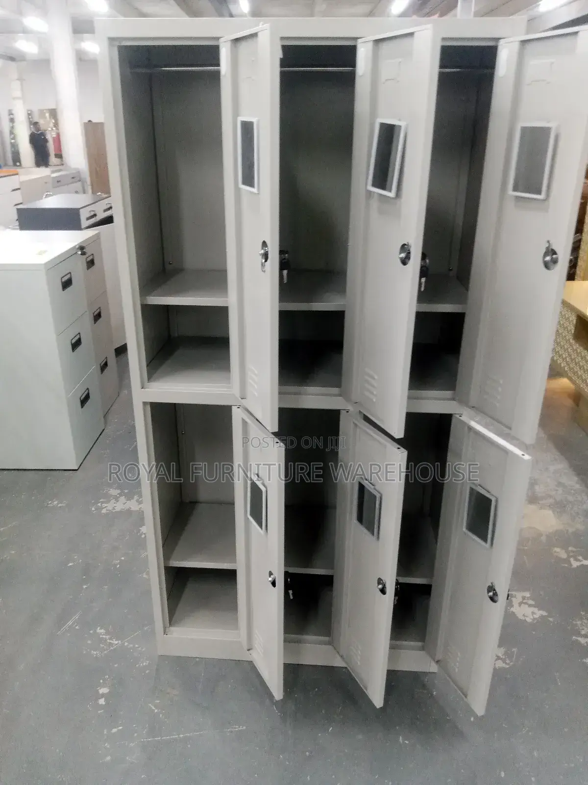 Original 6 Lockal Metal Cabinet